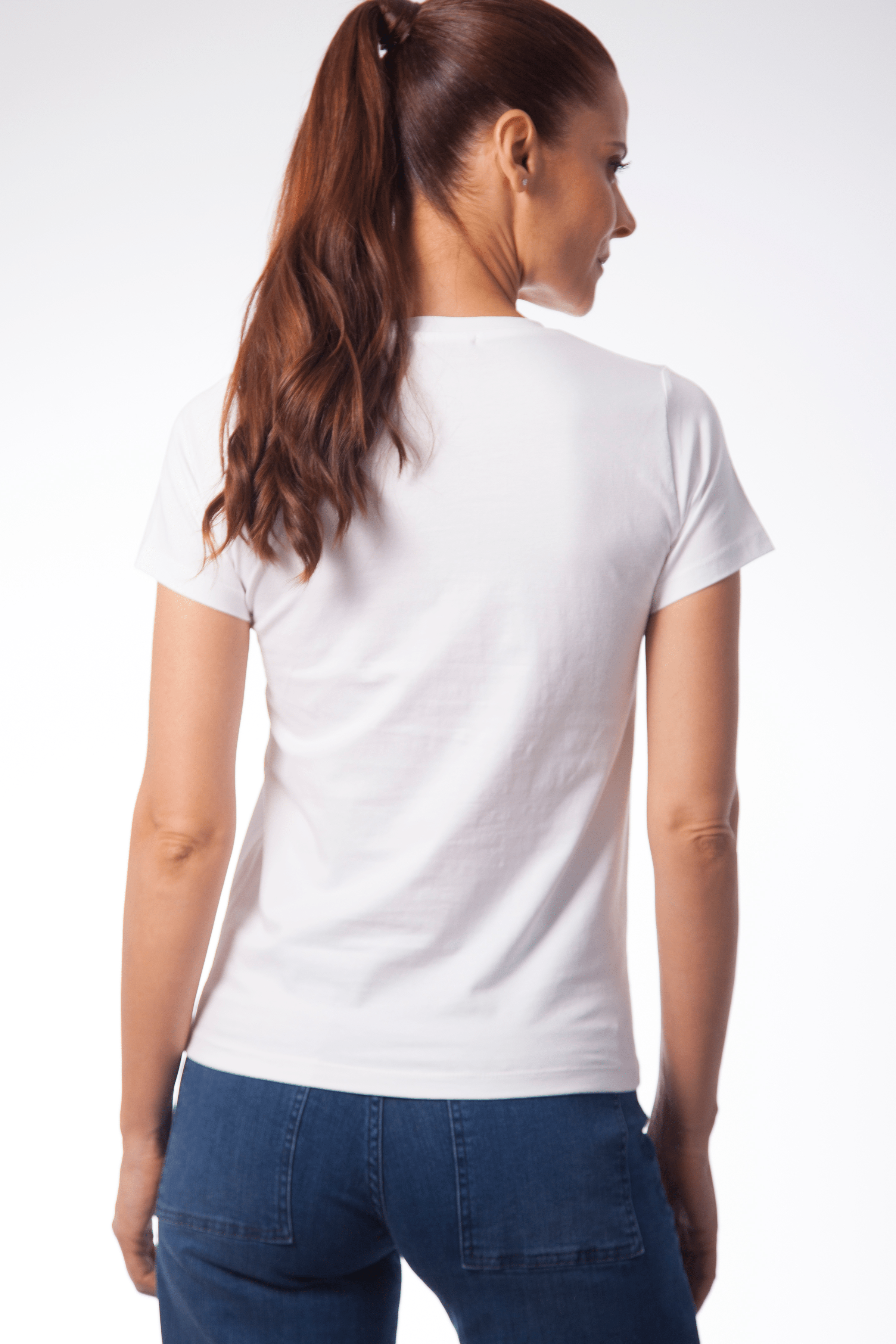 Camiseta basica con escote caja y manga corta Lolitas&L - lolitasyl.com