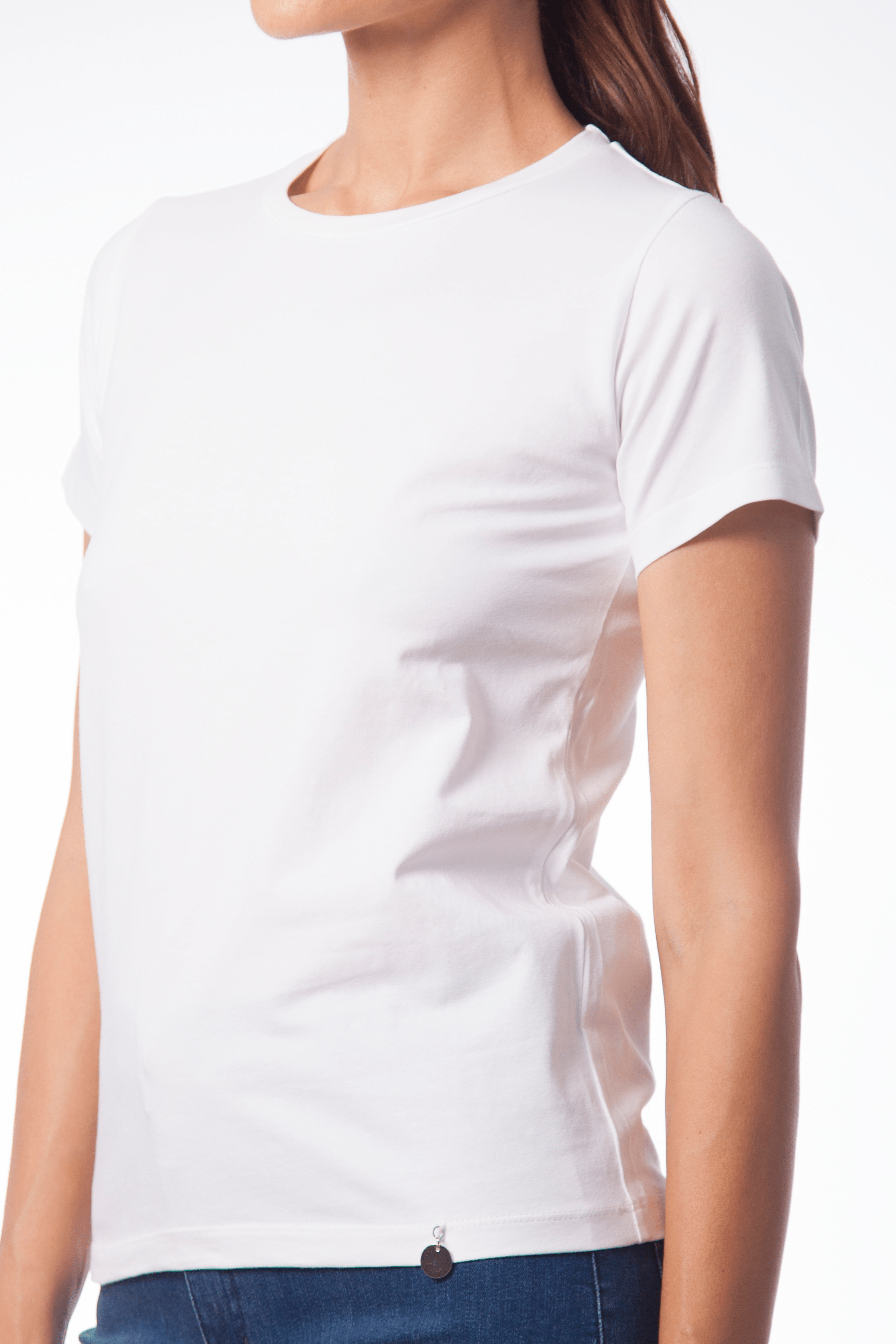 Camiseta basica con escote caja y manga corta Lolitas&L - lolitasyl.com