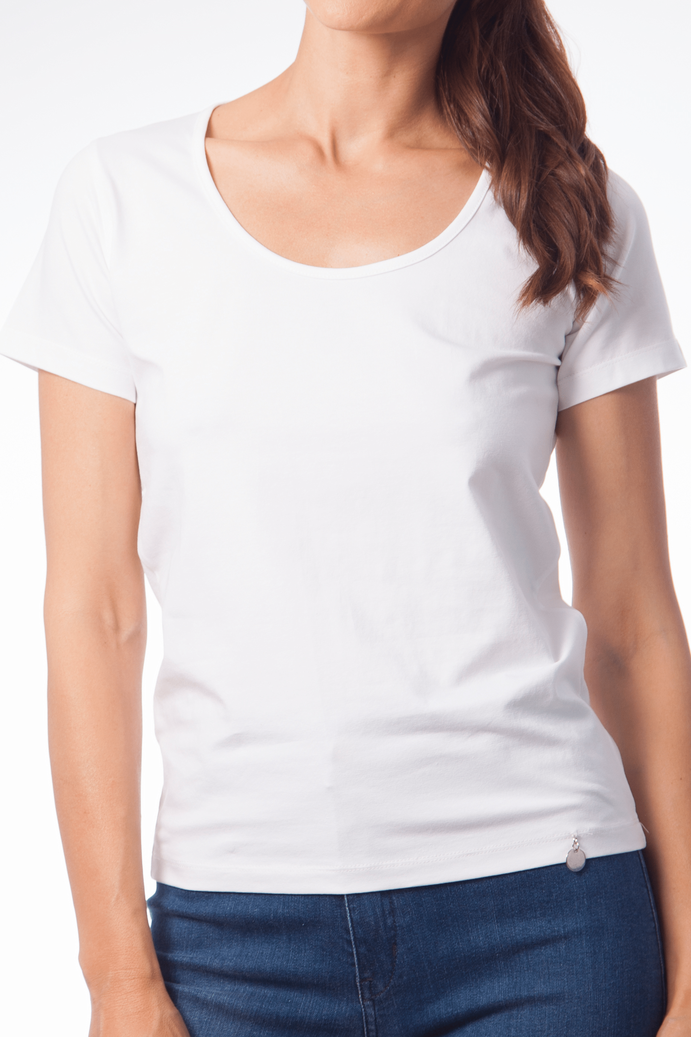 Camiseta basica con escote collar y manga corta Lolitas&L - lolitasyl.com