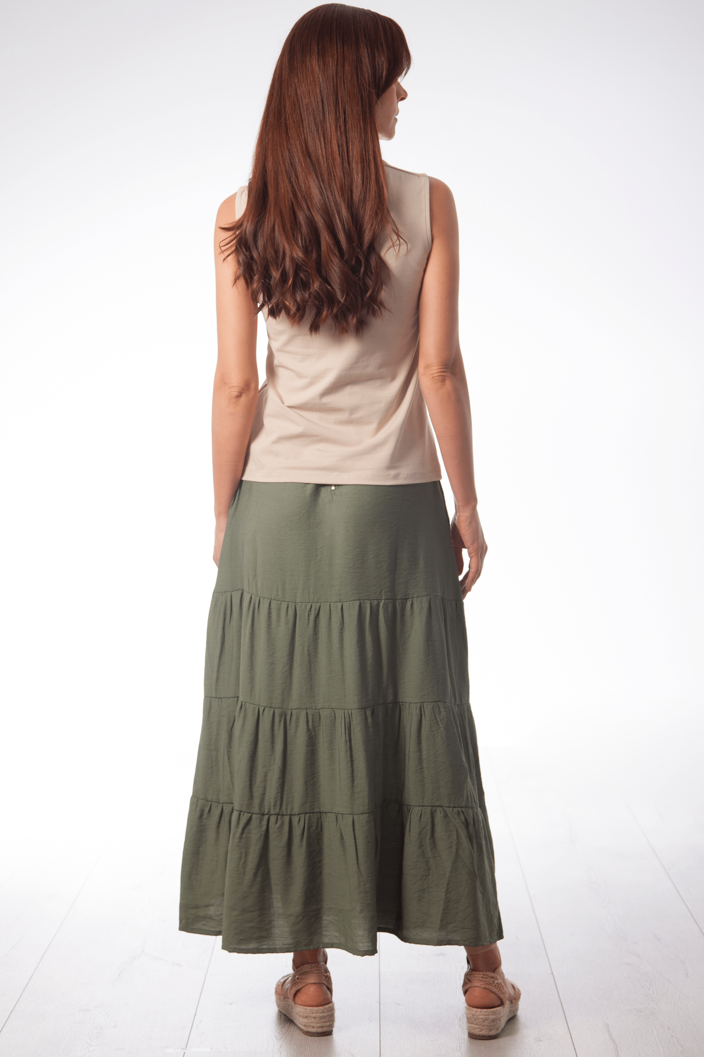 Camiseta beige tirantes con arboles de strass multicolor Lolitas&L - lolitasyl.com