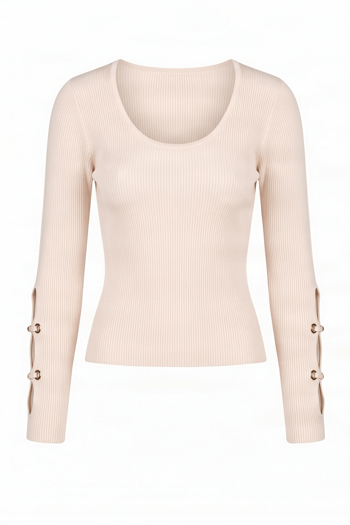Camiseta blanca aberturas en mangas Lolitas&L - lolitasyl.com