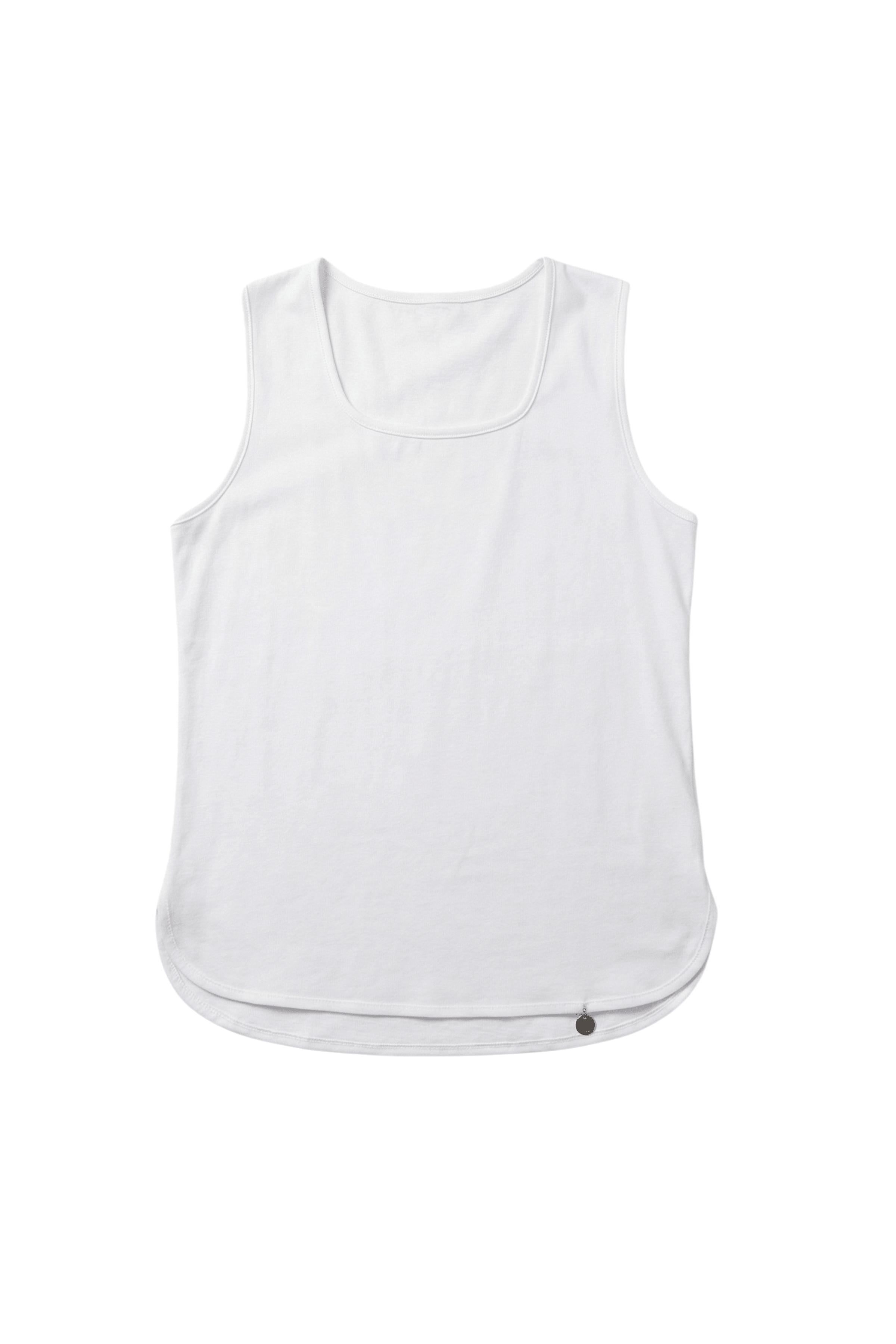 Camiseta blanca basica tirantes con escote cuadrado Lolitas&L - lolitasyl.com