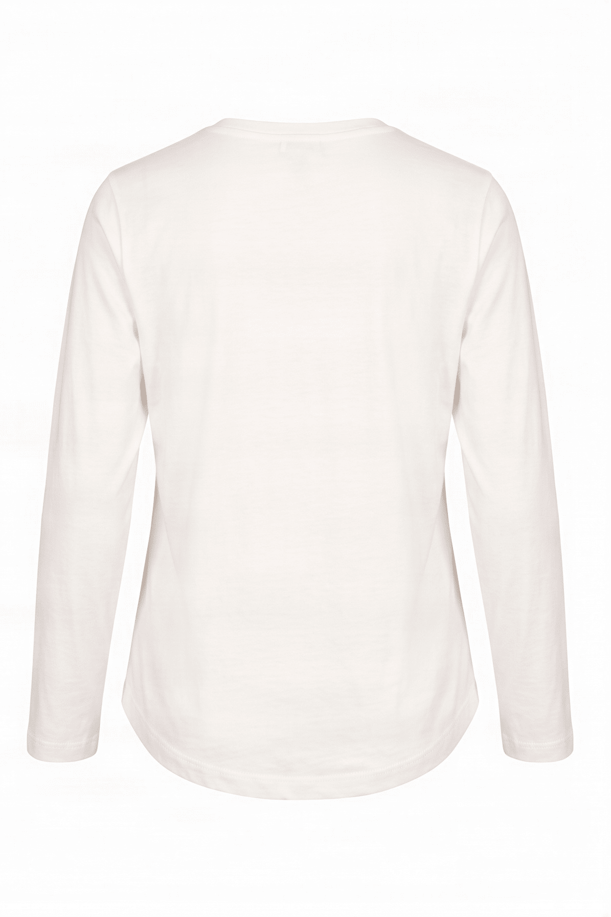 Camiseta blanca con bolsito de flecos marron manga larga Lolitas&L - lolitasyl.com