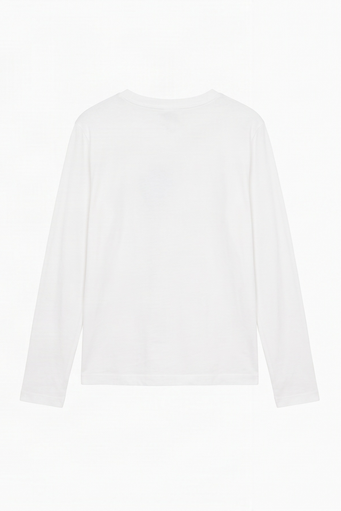 Camiseta Blanca de Manga Larga en Jersey de Algodón con Print Lolitas, Bordado y Aplicaciones – Lolitas&L