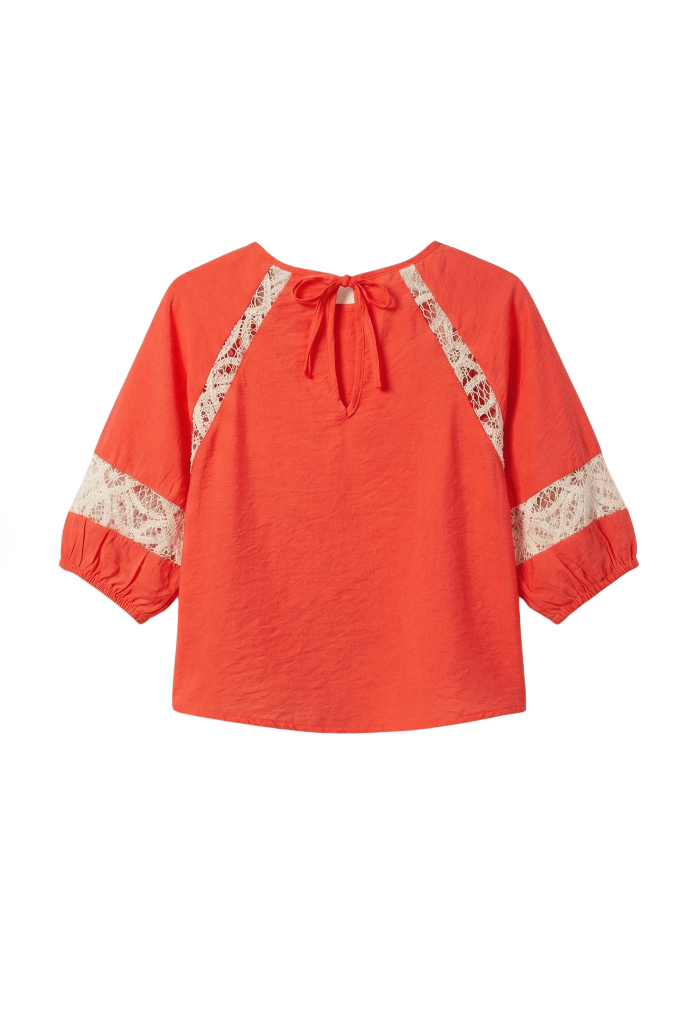 Camiseta coral bordado grogre en contraste Lolitas&L - lolitasyl.com