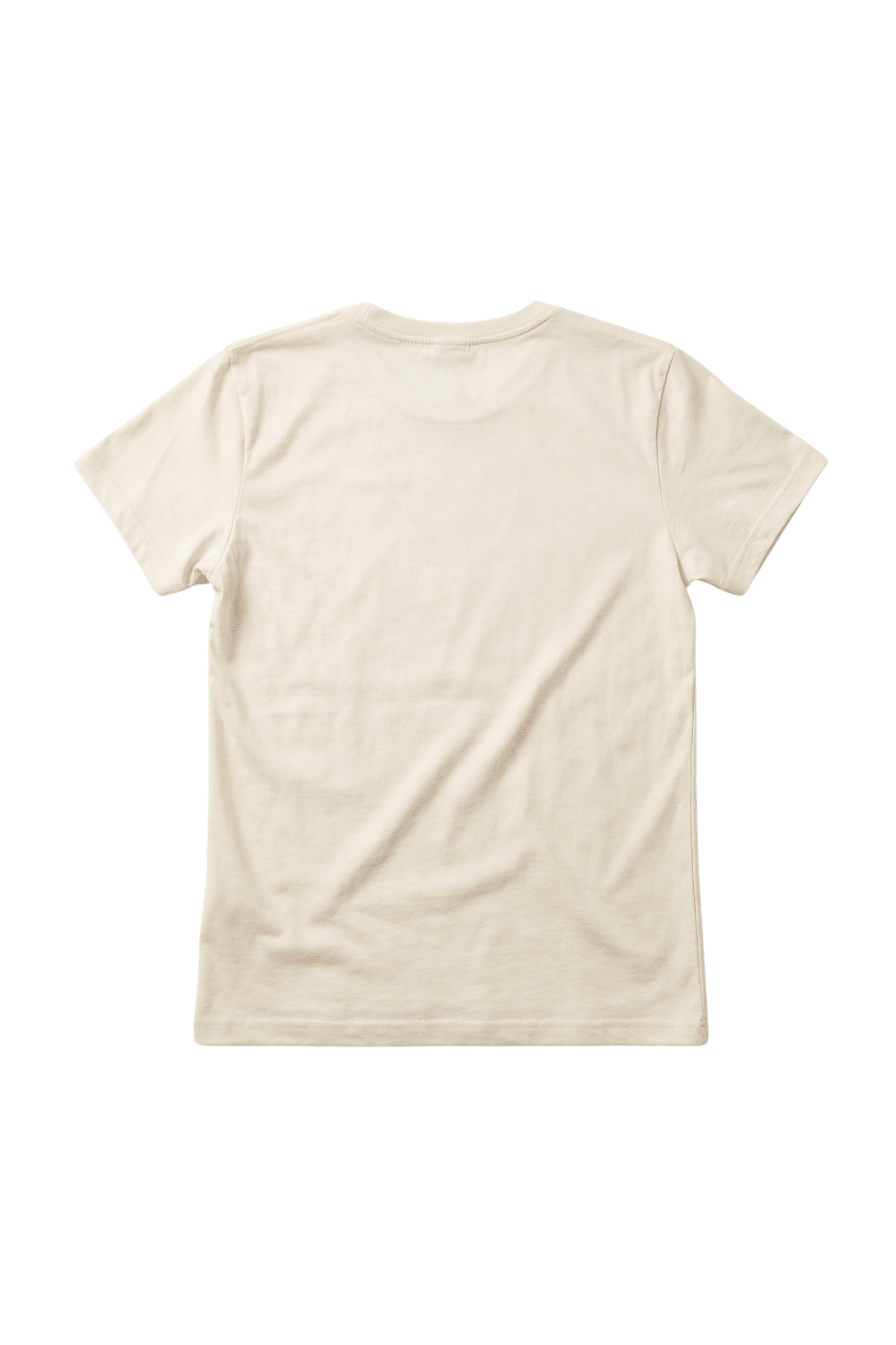 Camiseta crema basica con escote caja y manga corta Lolitas&L - lolitasyl.com