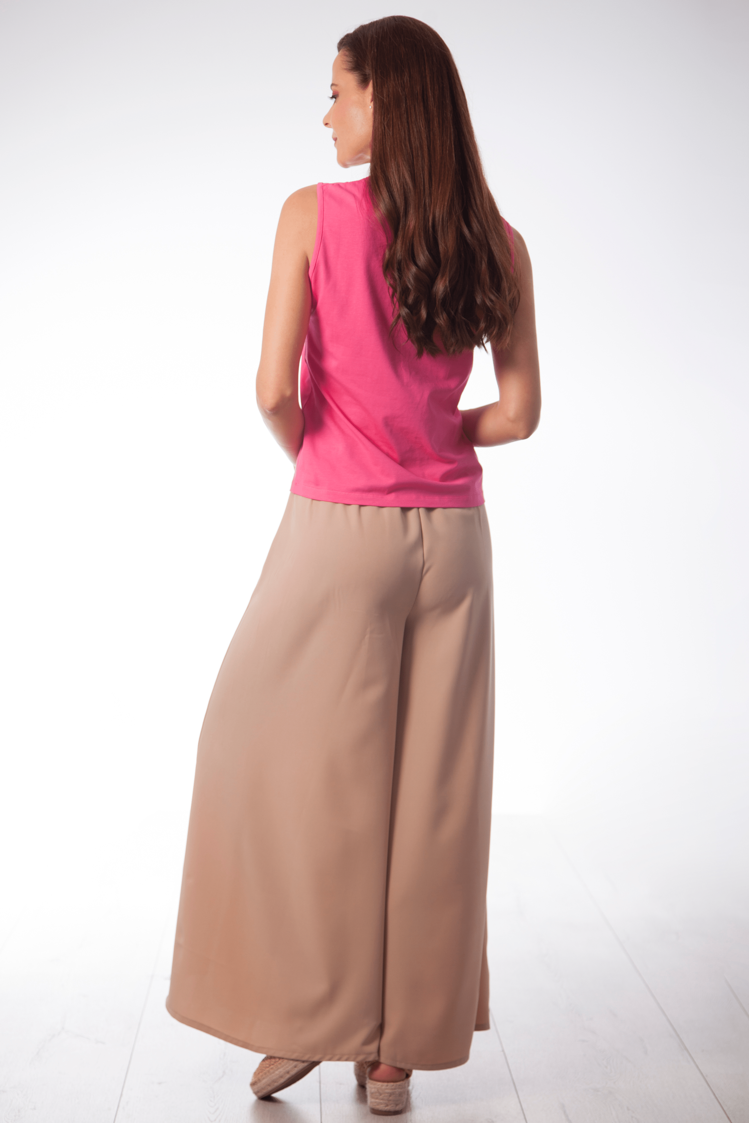 Camiseta fucsia tirantes con recogido en el pecho Lolitas&L - lolitasyl.com