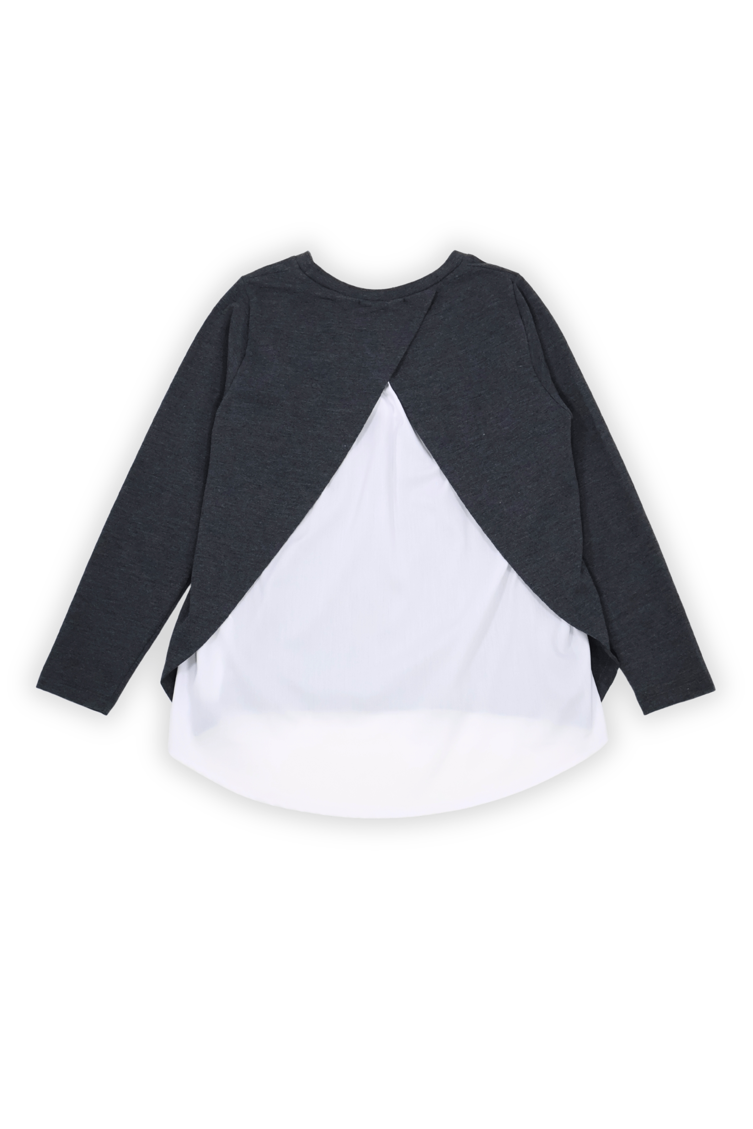 Camiseta gris antracita con girafa strass de manga larga Lolitas&L - lolitasyl.com