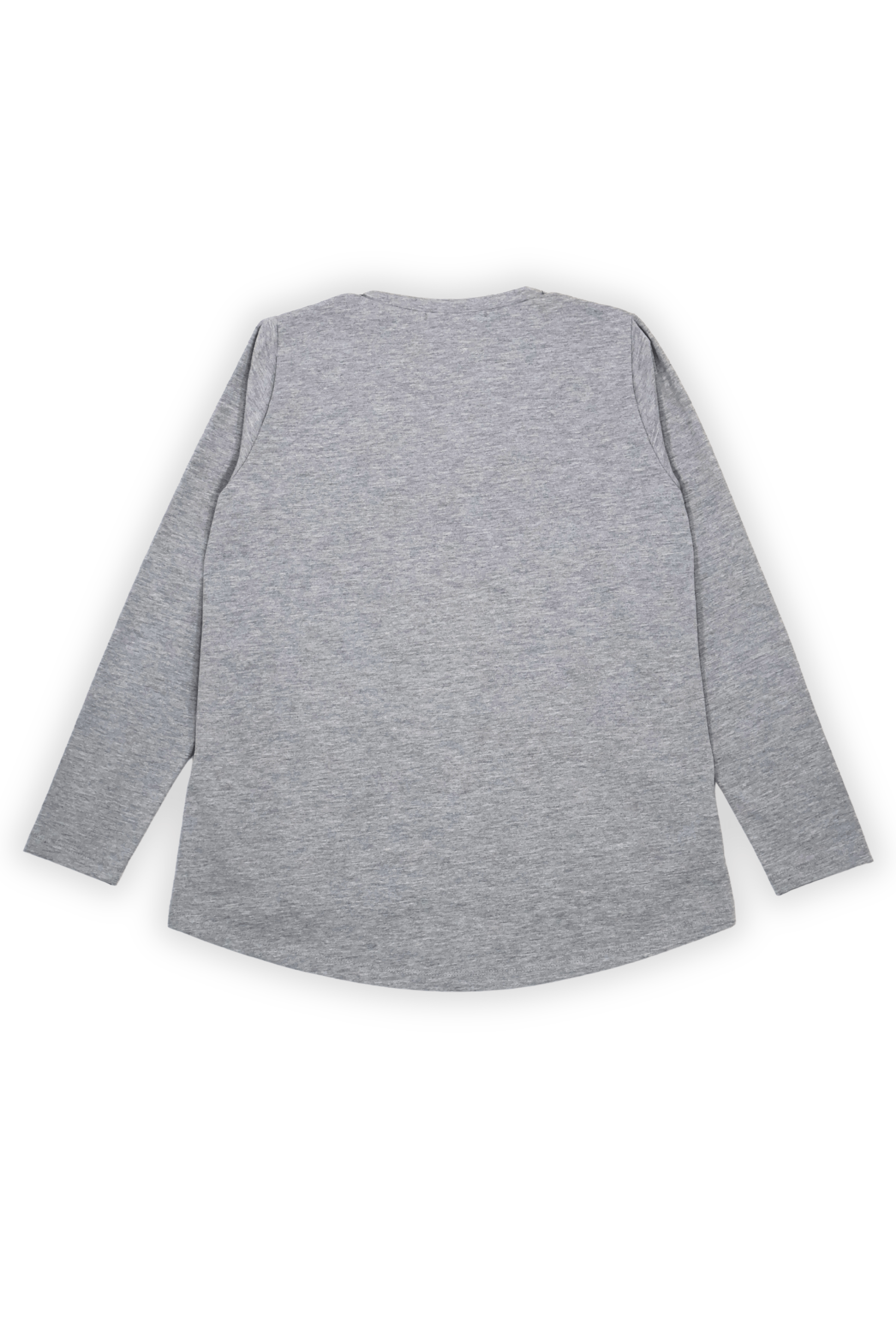 Camiseta gris estampado cara con gafas manga larga Lolitas&L - lolitasyl.com