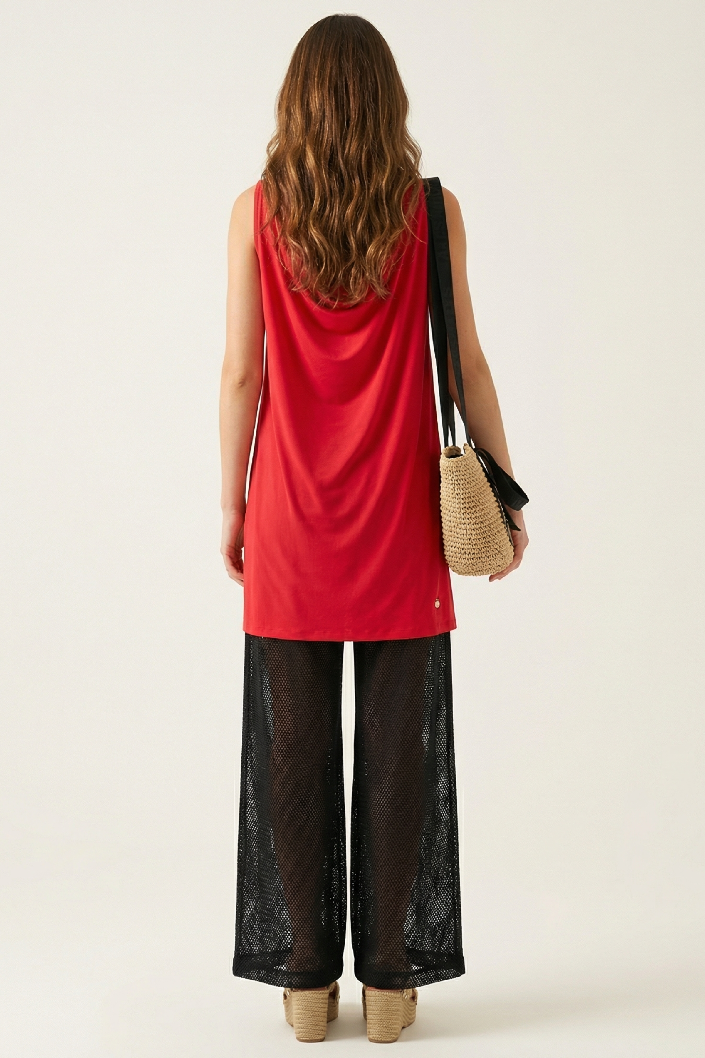 Camiseta lampone tirantes con chorrear en el delantero LolitasyL