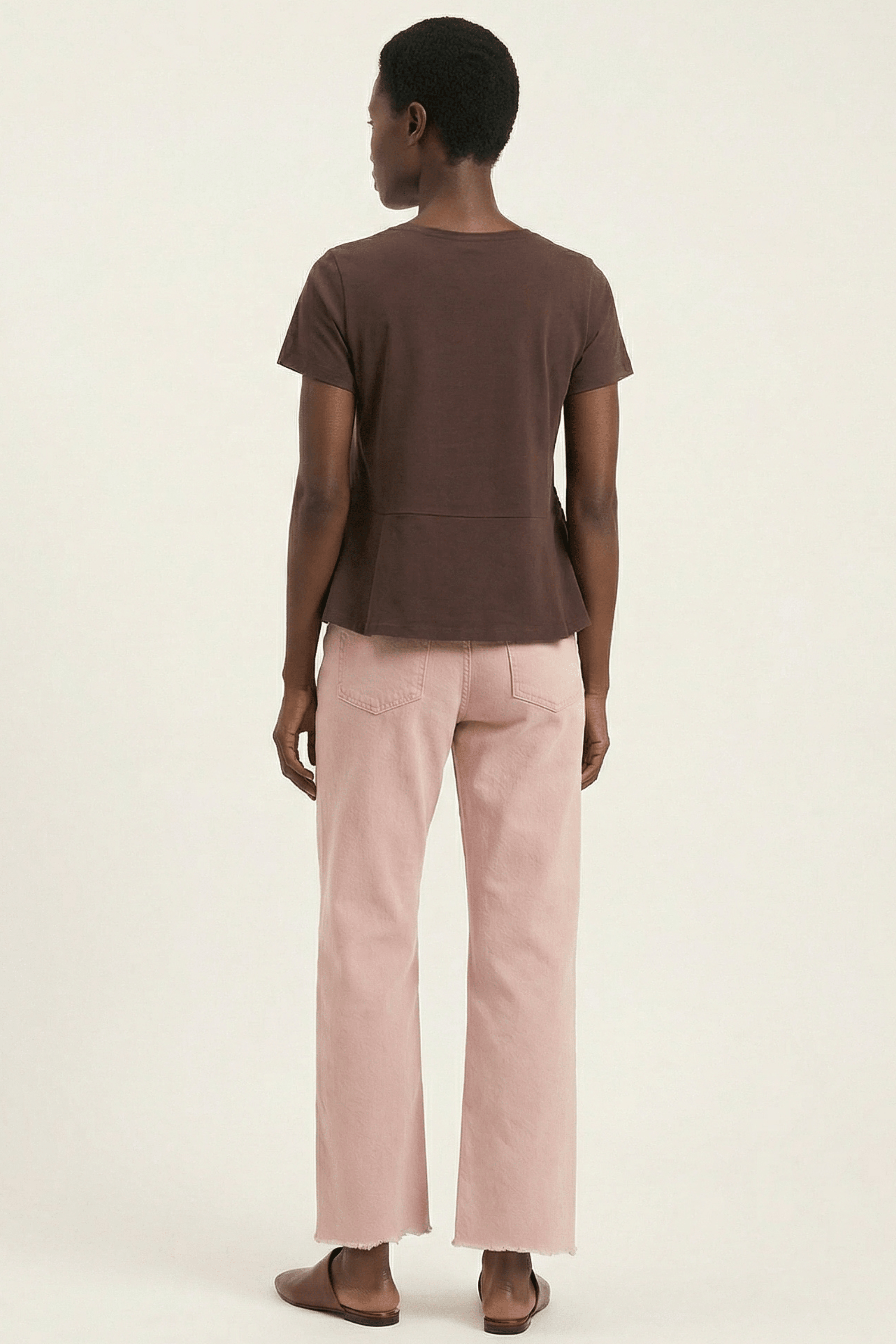 Camiseta marron con mujer gafas de strass Lolitas&L - lolitasyl.com