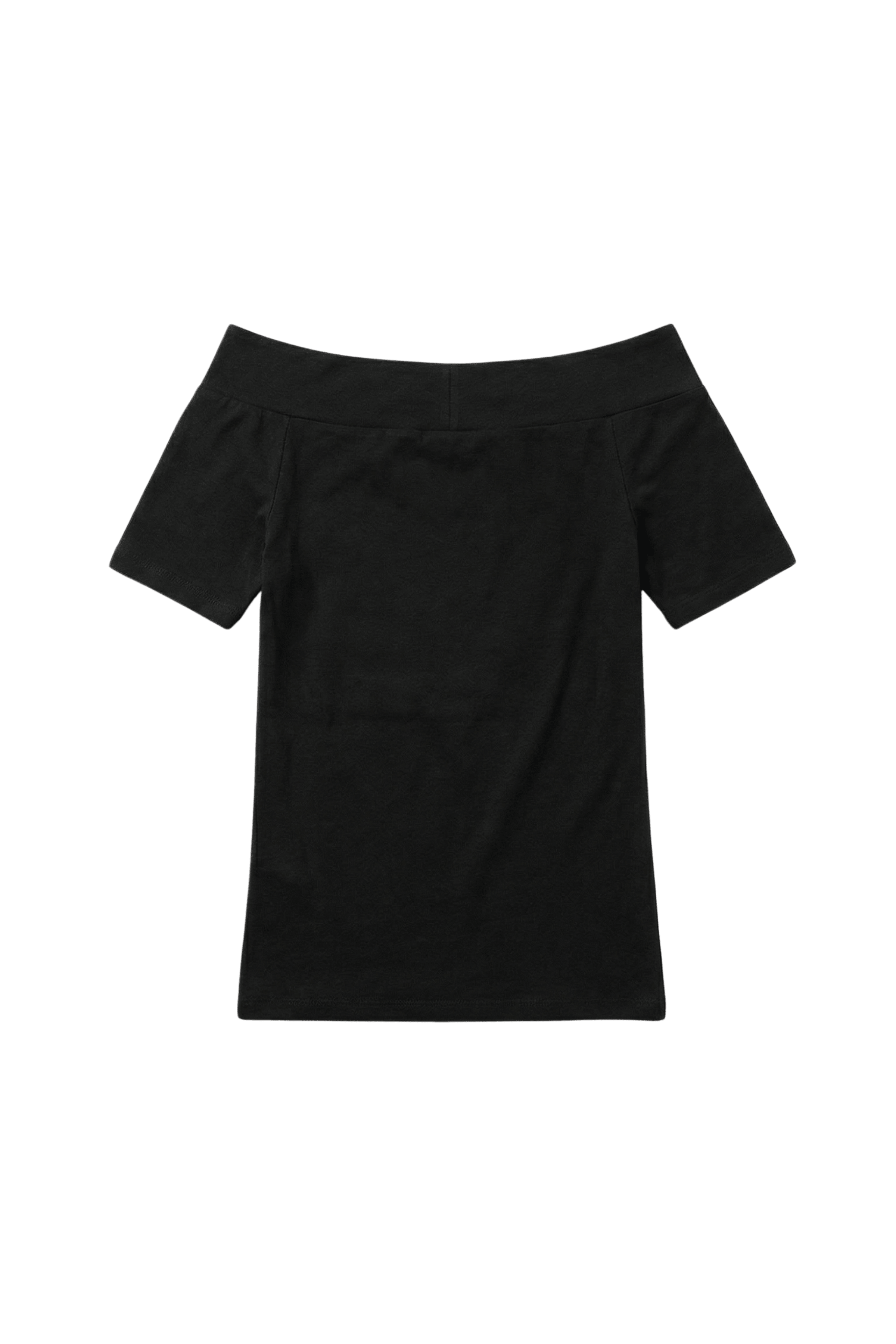 Camiseta negra bardot Lolitas&L - lolitasyl.com