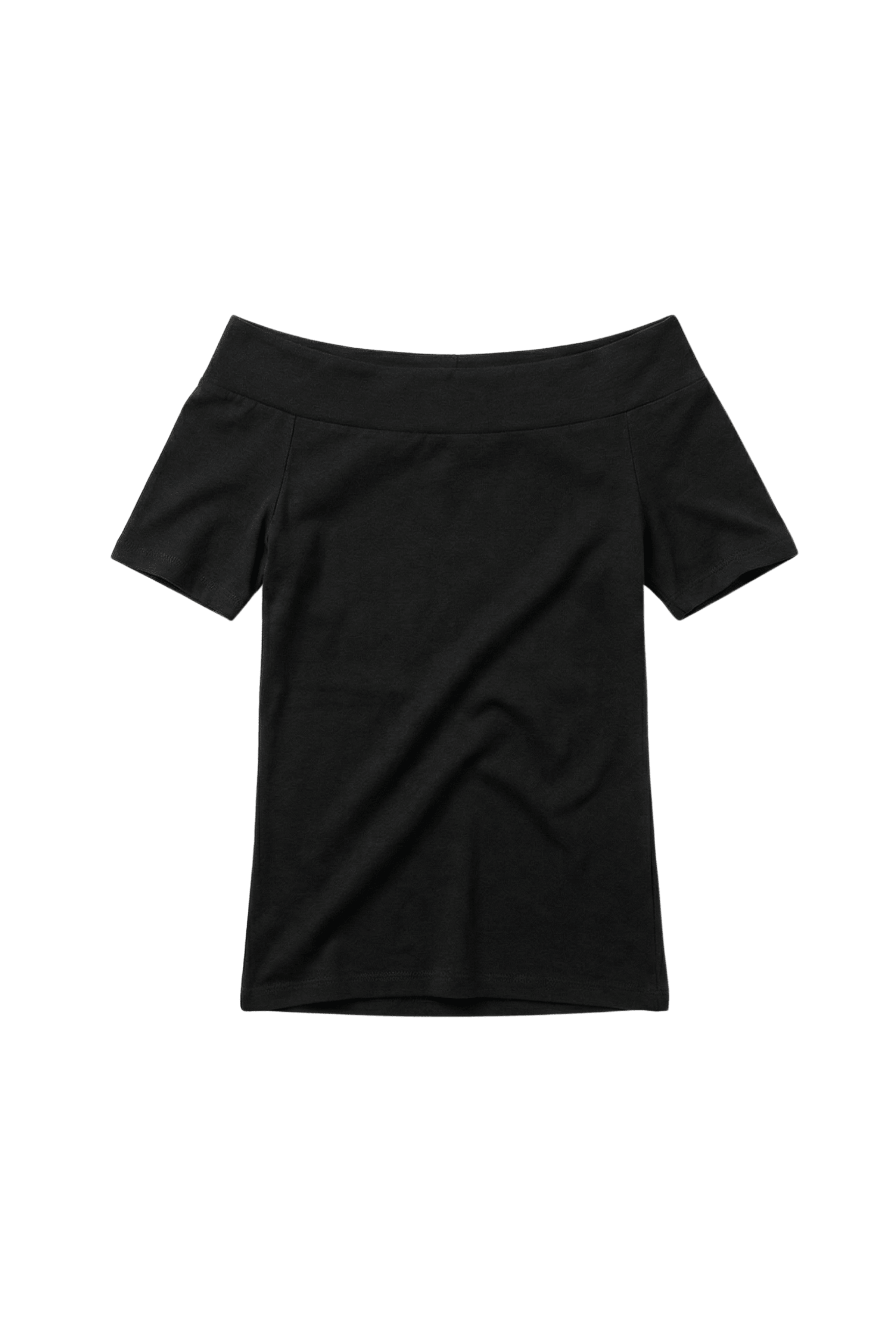 Camiseta negra bardot Lolitas&L - lolitasyl.com