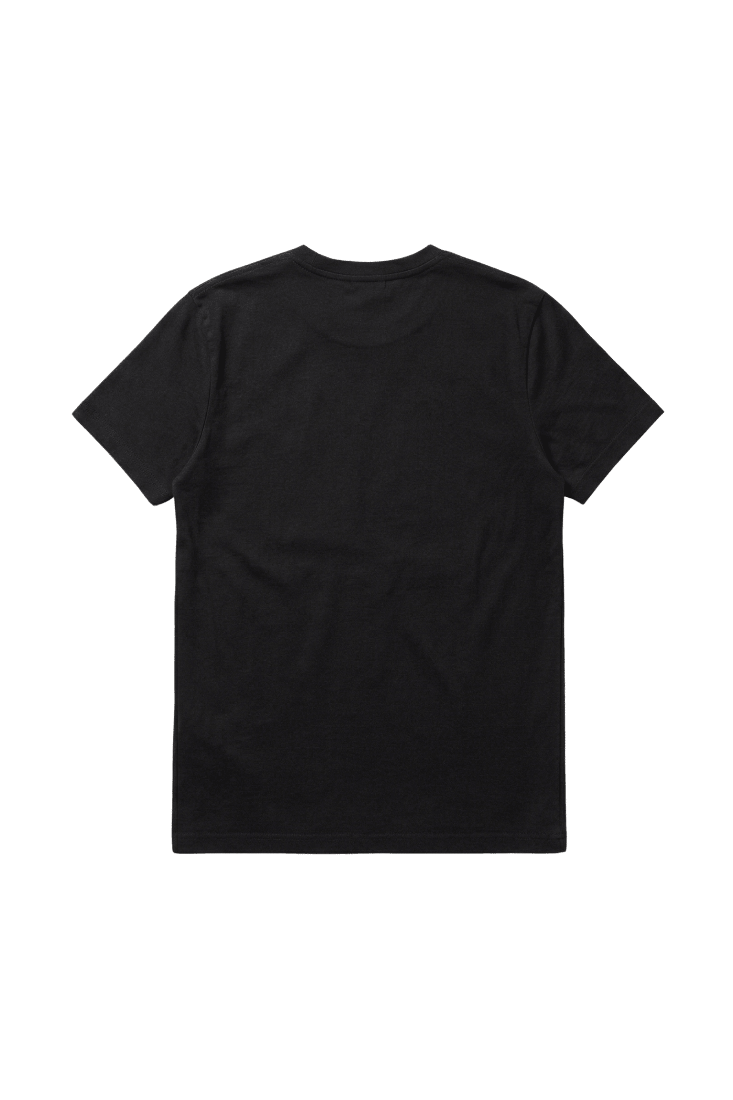 Camiseta negra basica con escote caja y manga corta Lolitas&L - lolitasyl.com