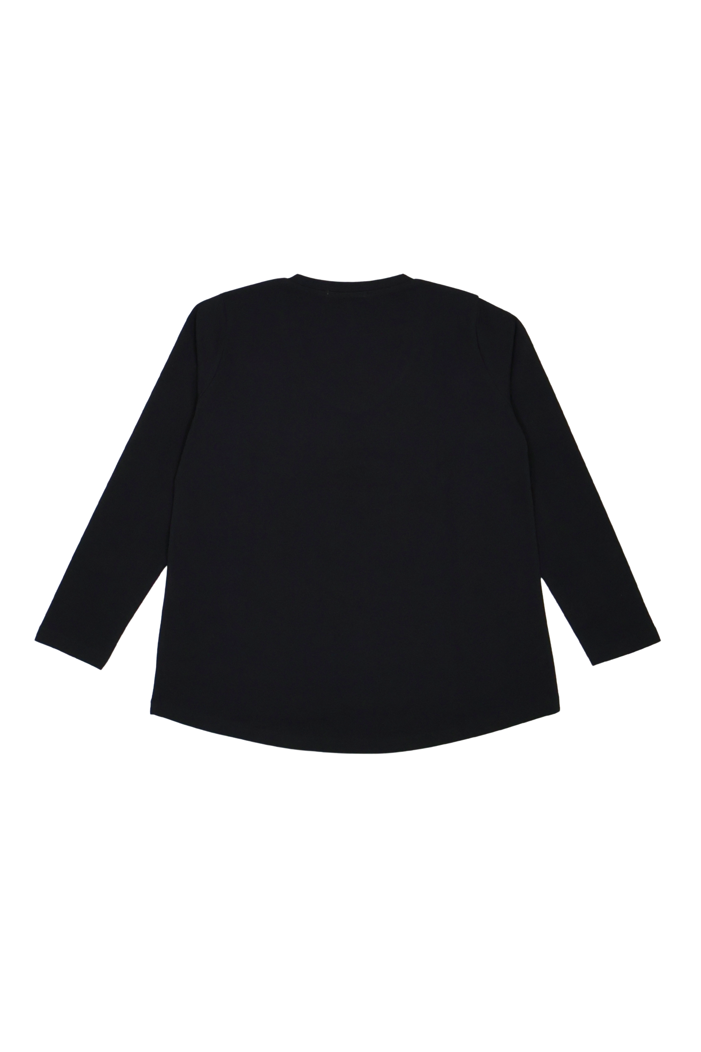 Camiseta negra con bolsito de flecos marron manga larga Lolitas&L