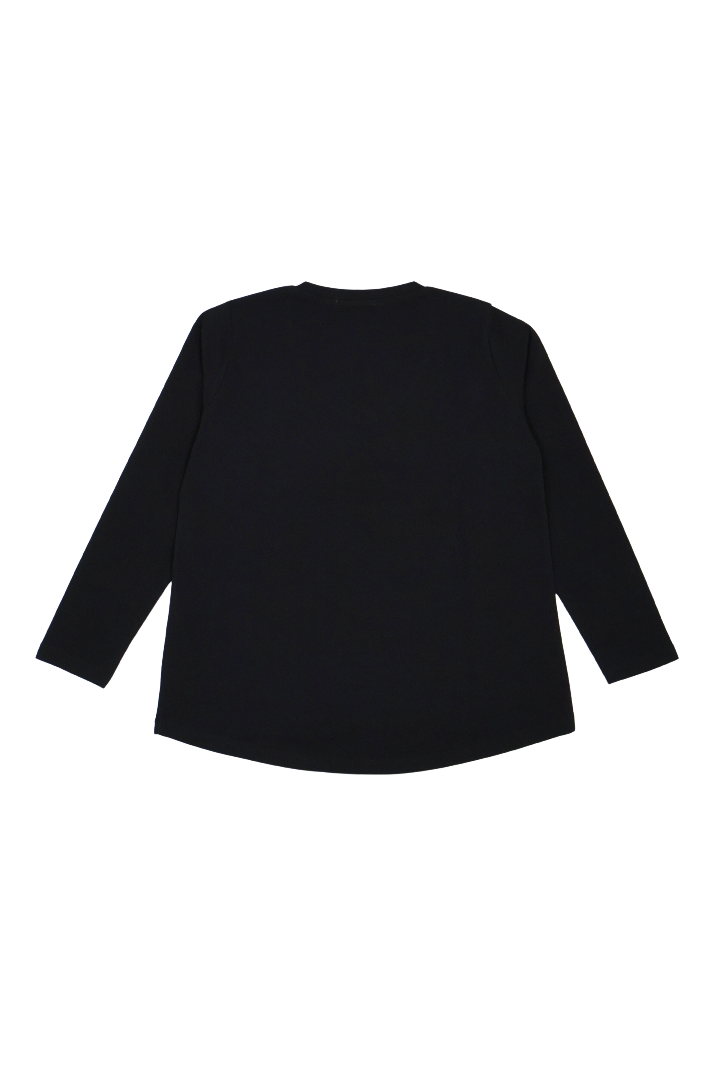 Camiseta negra con bolsito de flecos marron manga larga Lolitas&L - lolitasyl.com