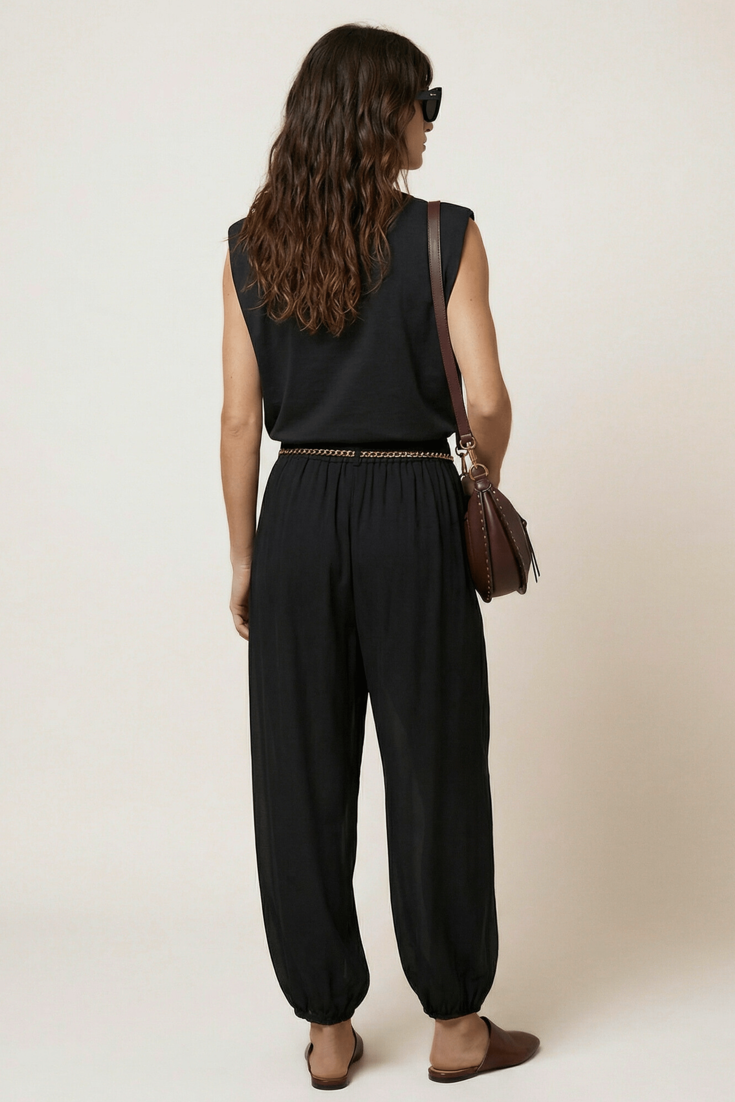 Camiseta negra strass tigre sin mangas Lolitas&L - lolitasyl.com