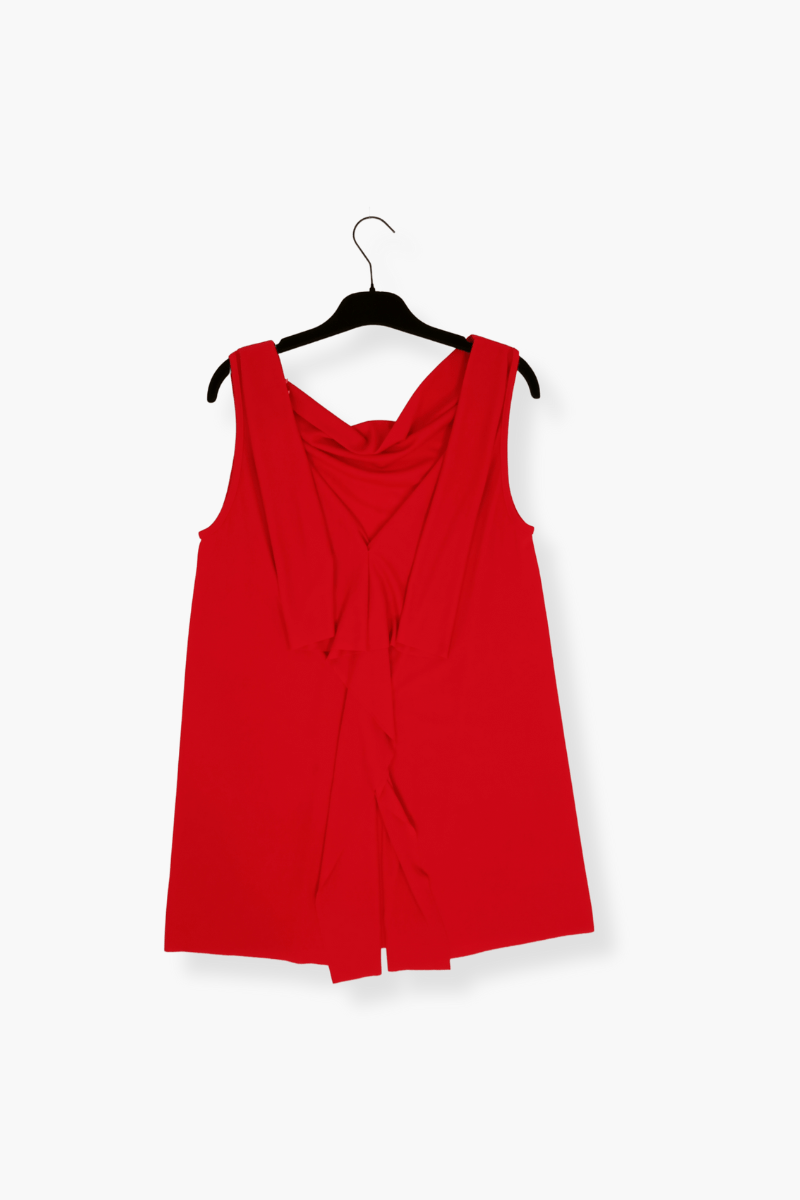 Camiseta Preloved lampone tirantes con chorreras en el delantero Lolitas&L - lolitasyl.com