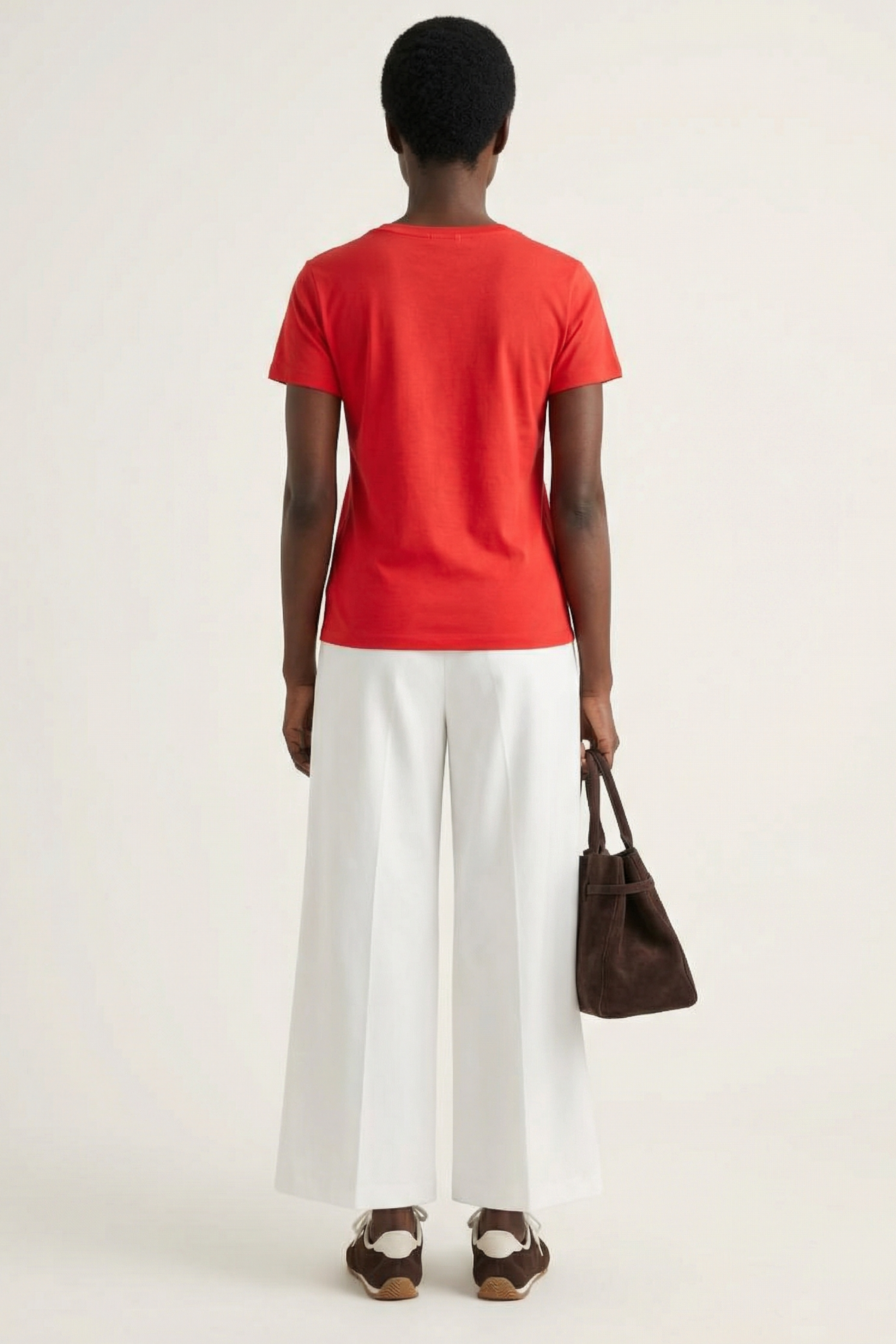 Camiseta roja escote redondo con flor Lolitas&L