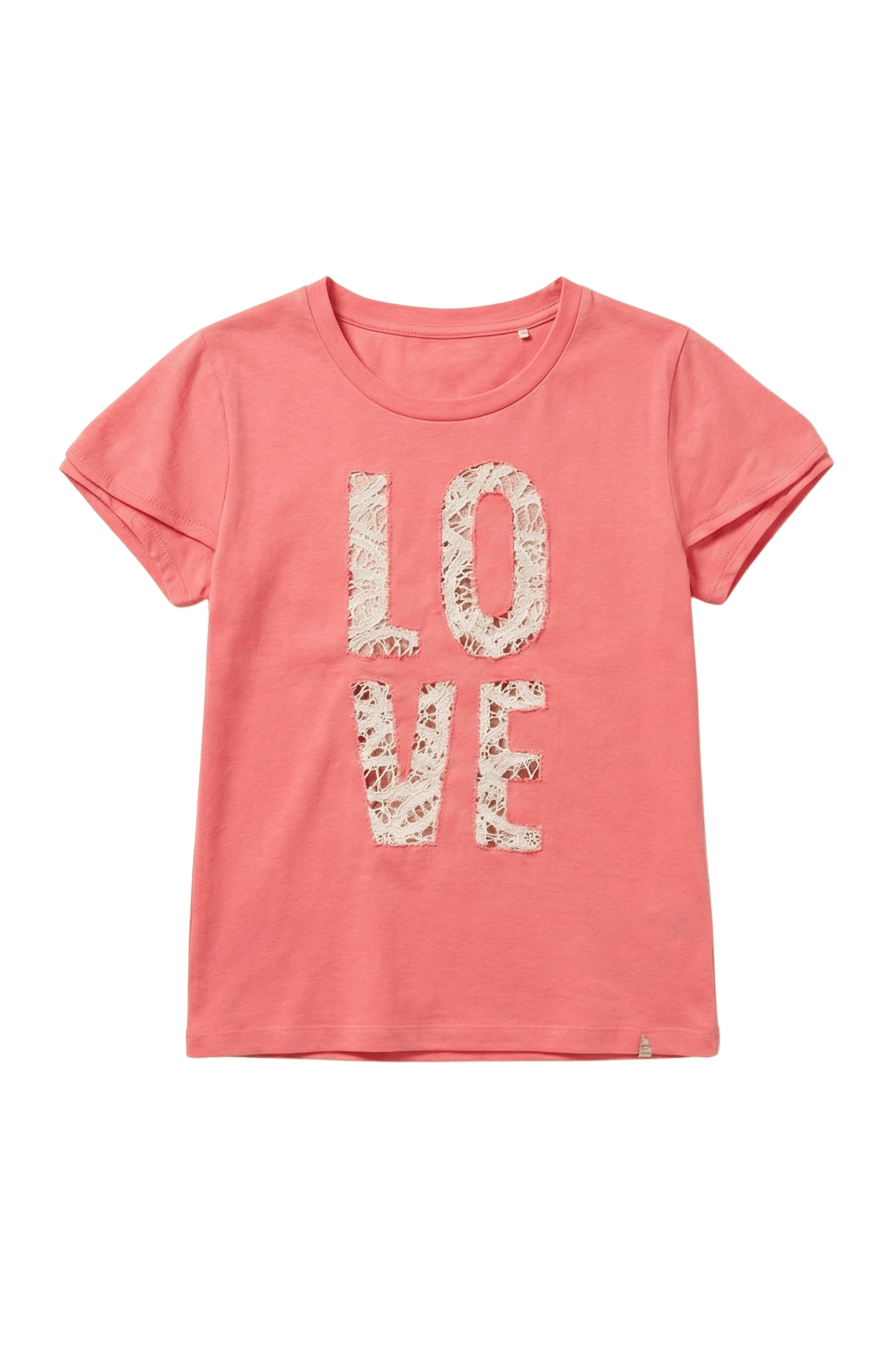 Camiseta rosa bordado LOVE grogre Lolitas&L - lolitasyl.com