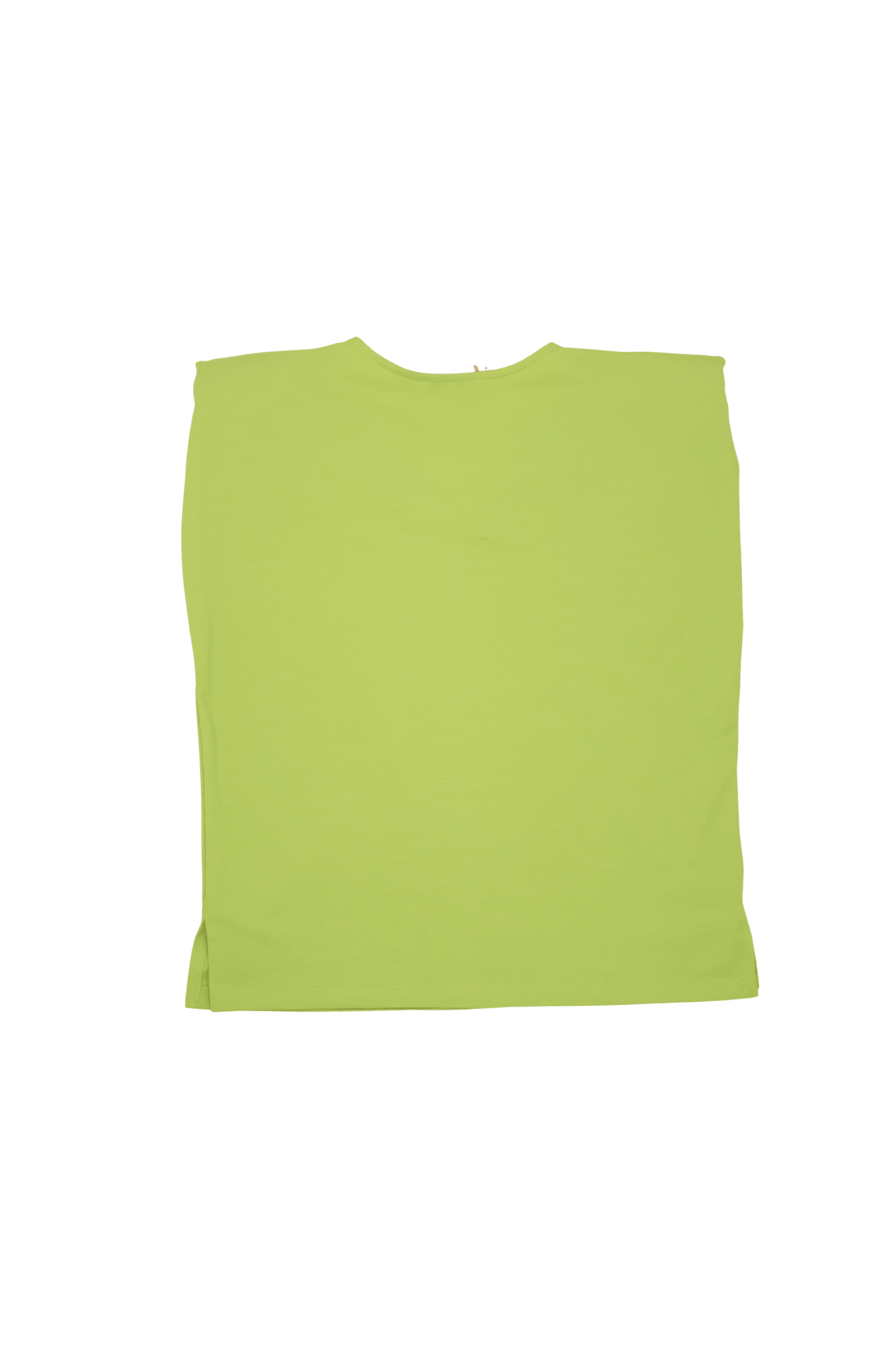 Camiseta verde acido tira strass sin mangas Lolitas&L - lolitasyl.com