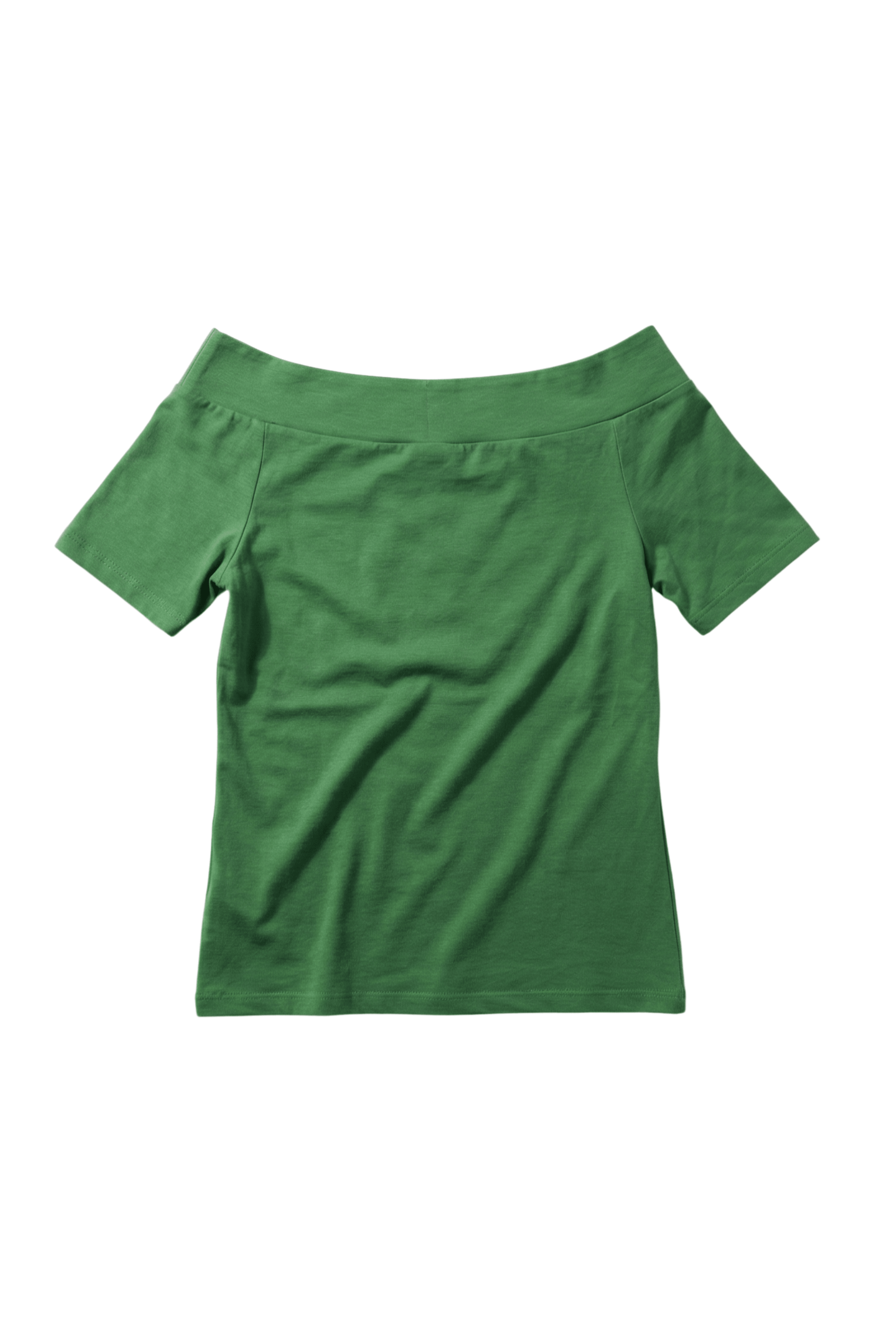 Camiseta verde hierba bardot Lolitas&L - lolitasyl.com