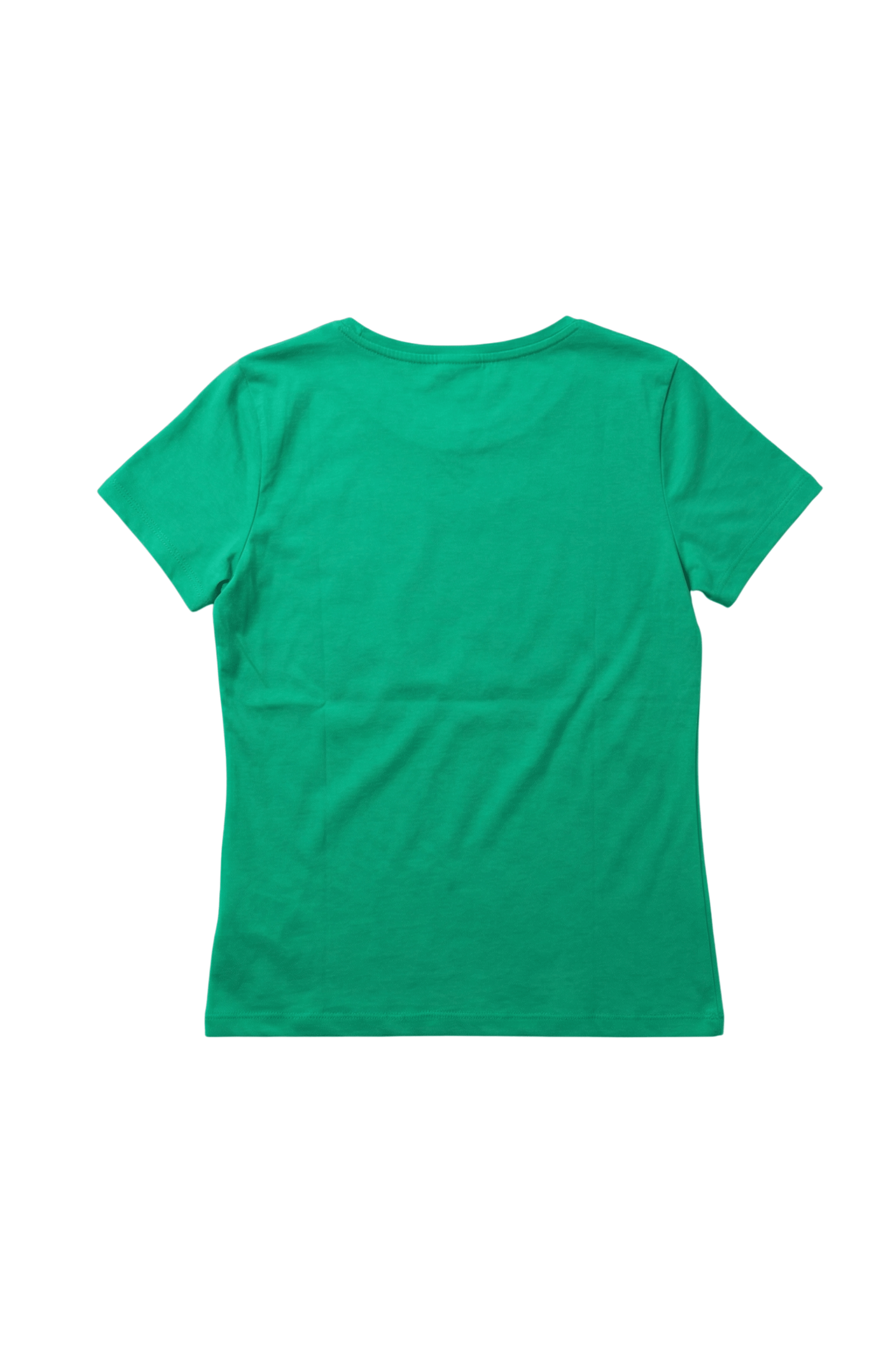 Camiseta verde hierba escote redondo con flor Lolitas&L - lolitasyl.com