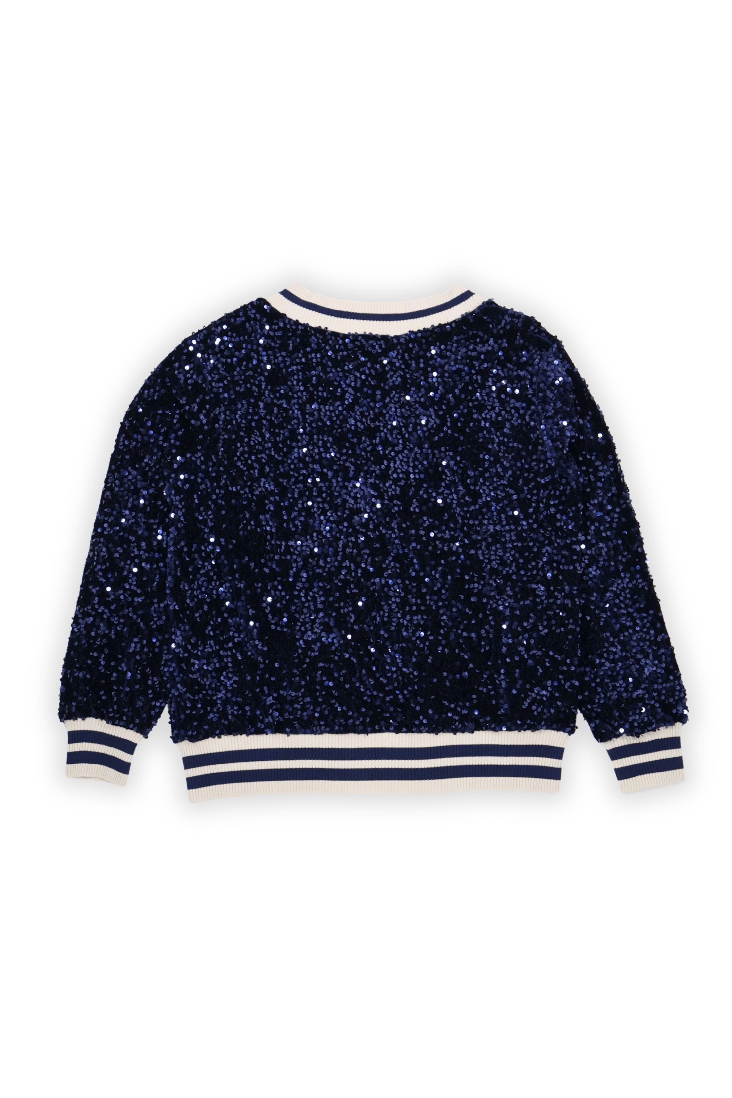 Chaqueta azul lentejuelas elasticos con botones Lolitas&L - lolitasyl.com