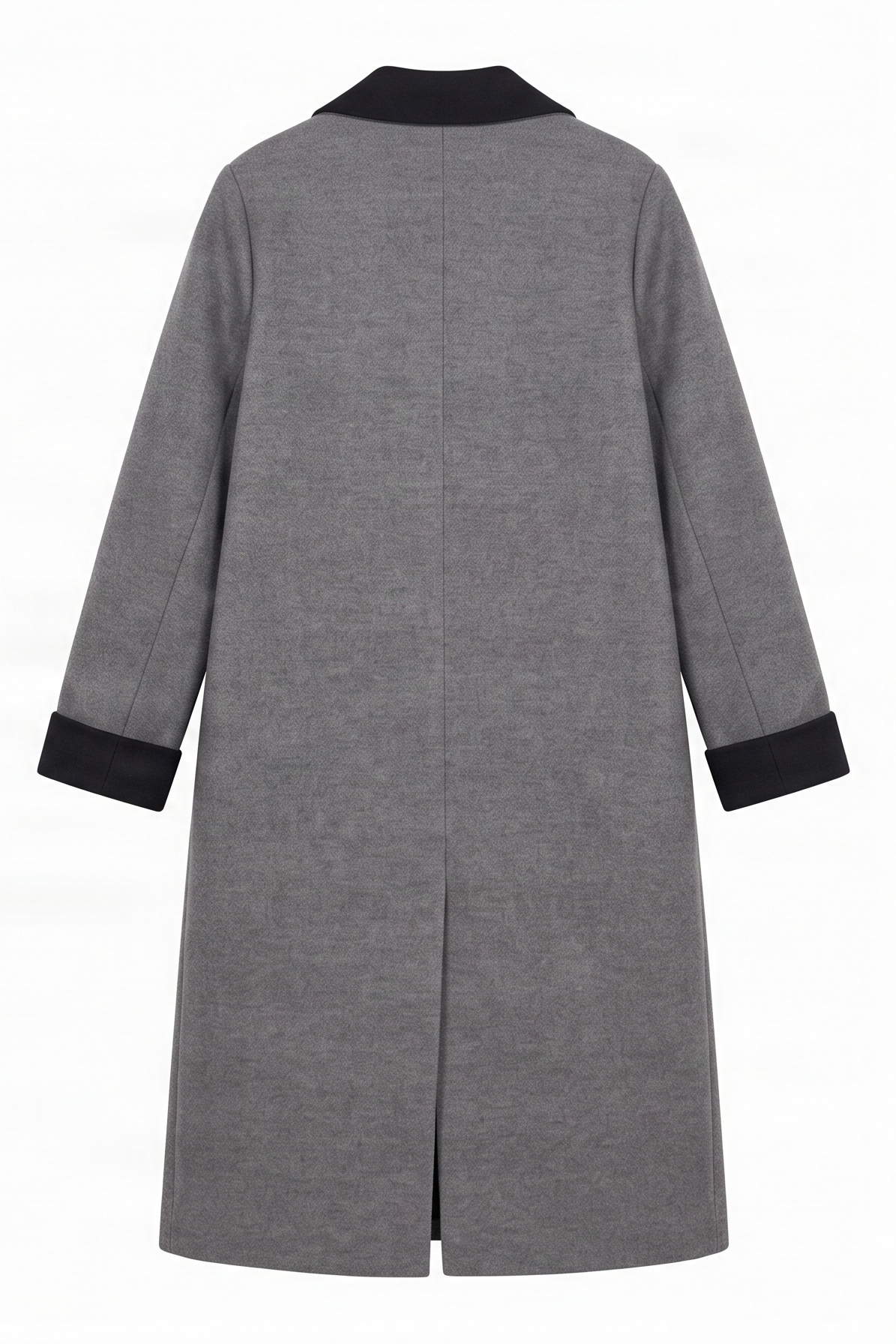 Chaqueta gris larga duplo sin botones Lolitas&L