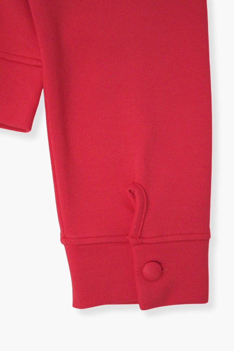 Chaqueta Preloved roja con bolsillos bordados y automaticos Lolitas&L - lolitasyl.com