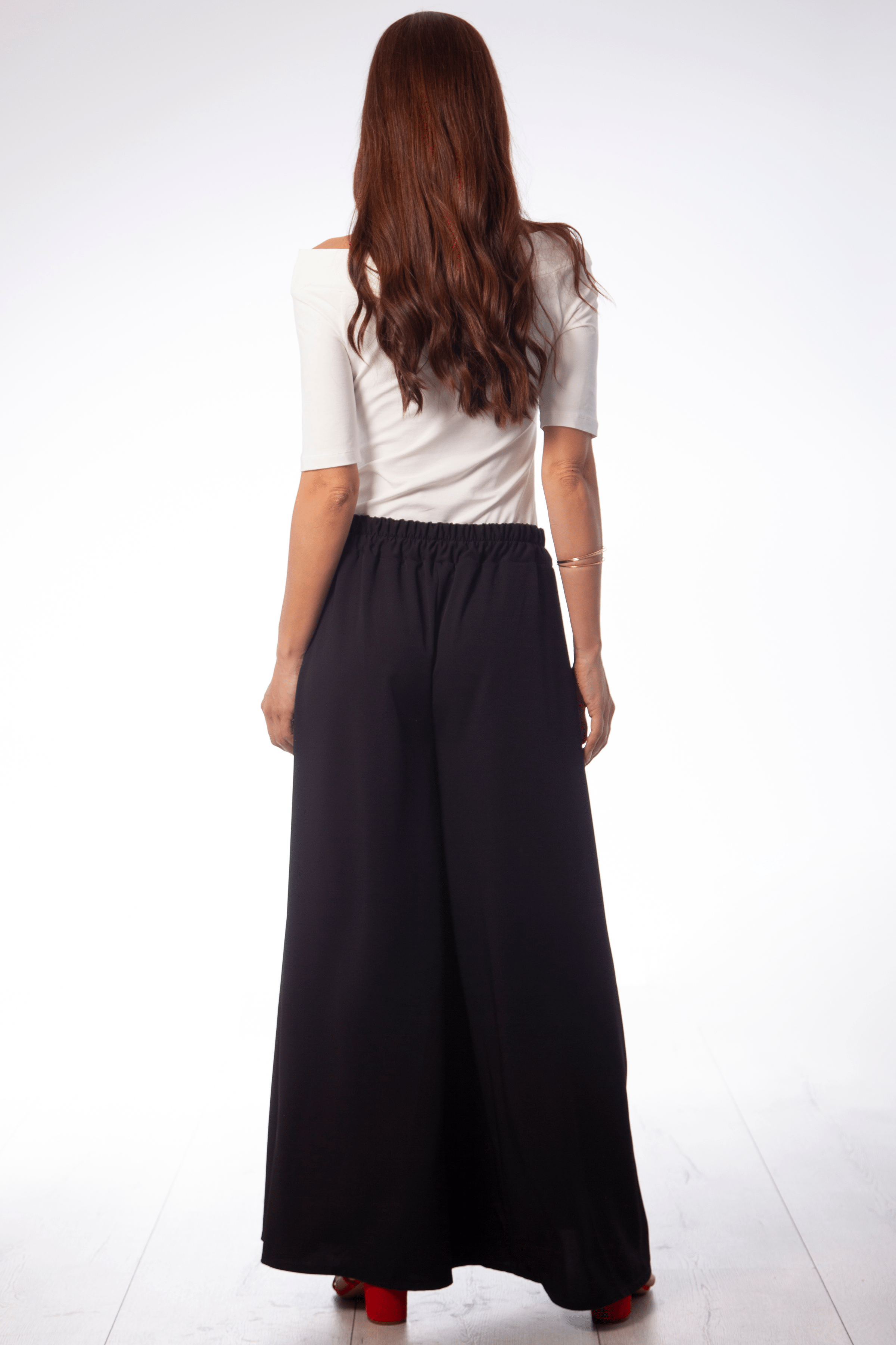 Falda pantalon negra con goma Lolitas&L - lolitasyl.com