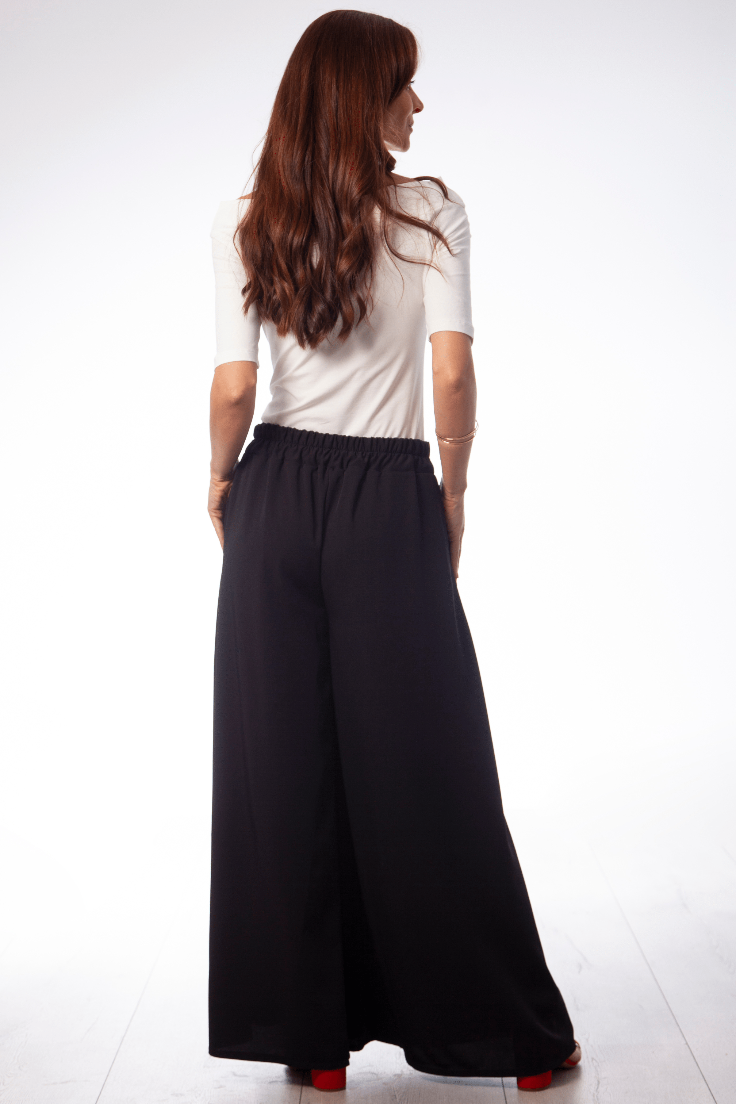Falda pantalon negra con goma Lolitas&L - lolitasyl.com
