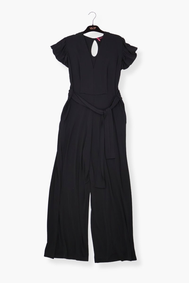 Jumpsuit Preloved negro escote amplio punto roma LolitasyL - lolitasyl.com