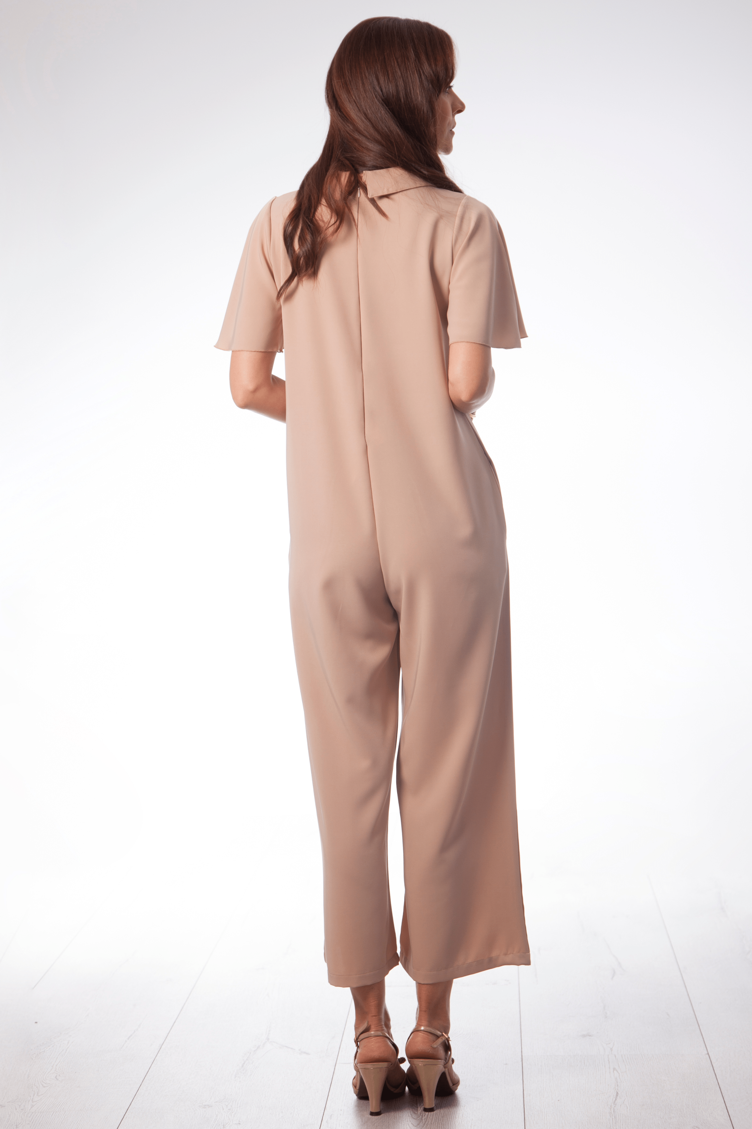 Jumpsuite beige amplio camisero Lolitas&L - lolitasyl.com