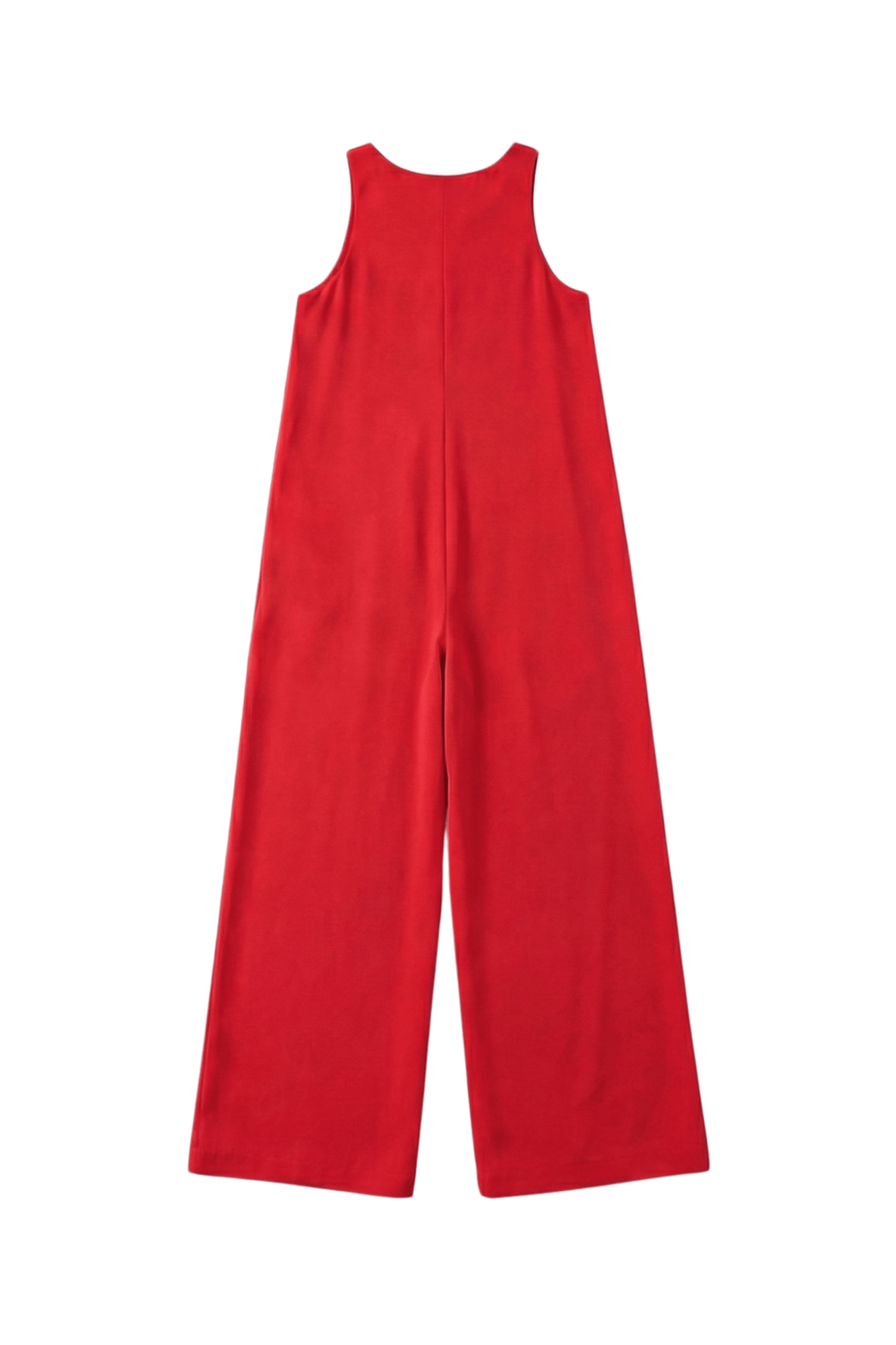 Jumpsuite rojo amplio con tirantes Lolitas&L - lolitasyl.com
