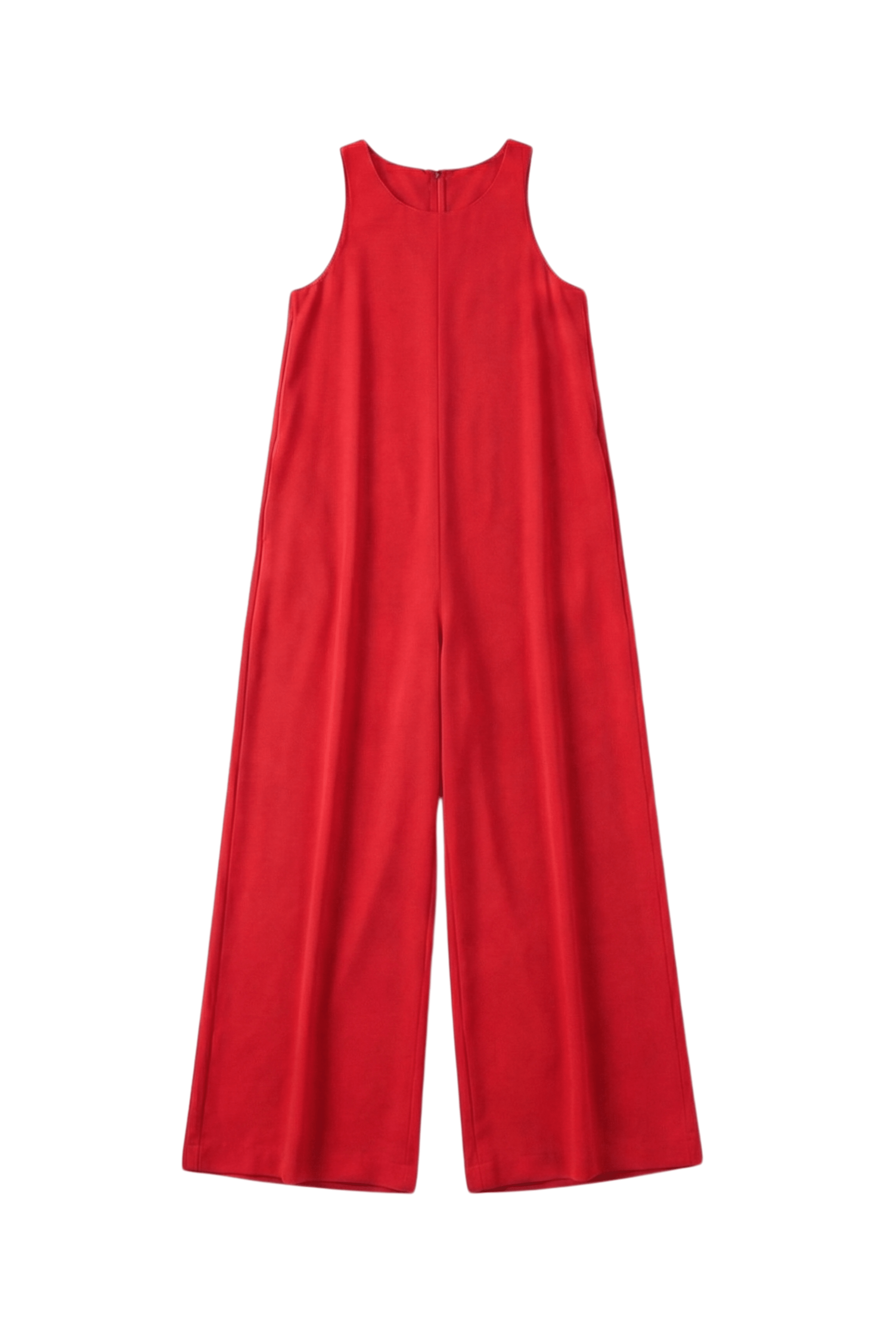Jumpsuite rojo amplio con tirantes Lolitas&L - lolitasyl.com