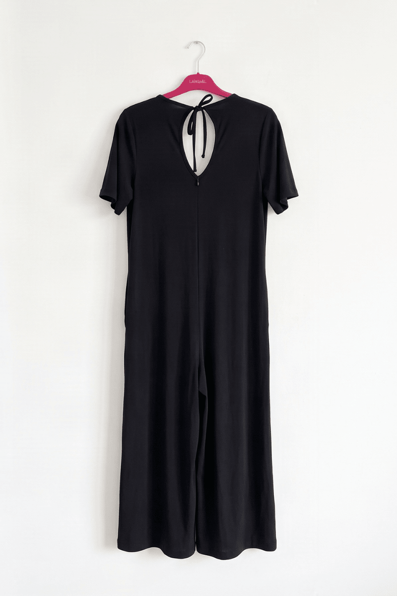 Mono Negro de Punto Roma con Abertura en la Espalda Preloved - lolitasyl.com