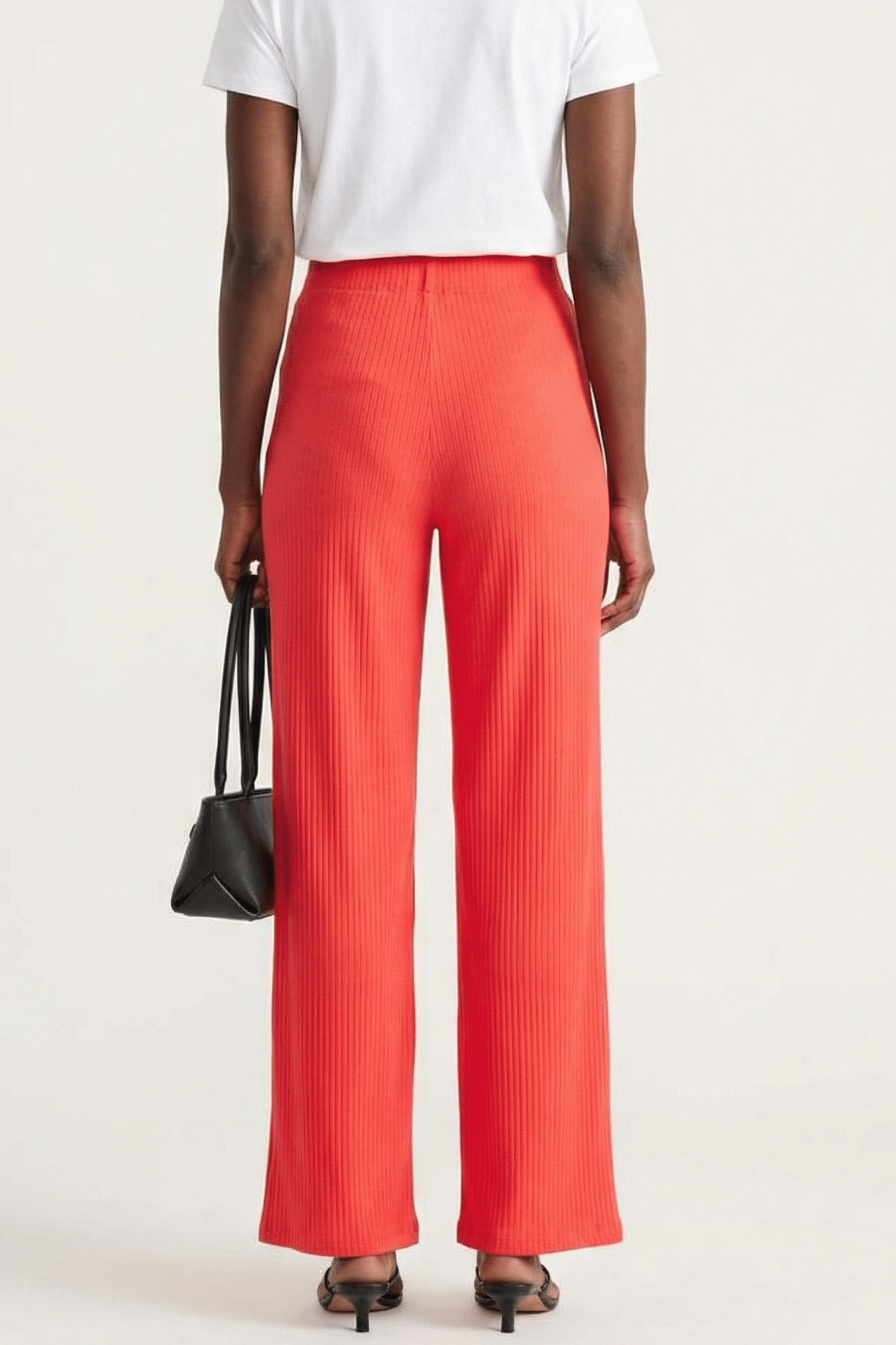 Pantalón coral punto rayado ancho LolitasyL - lolitasyl.com