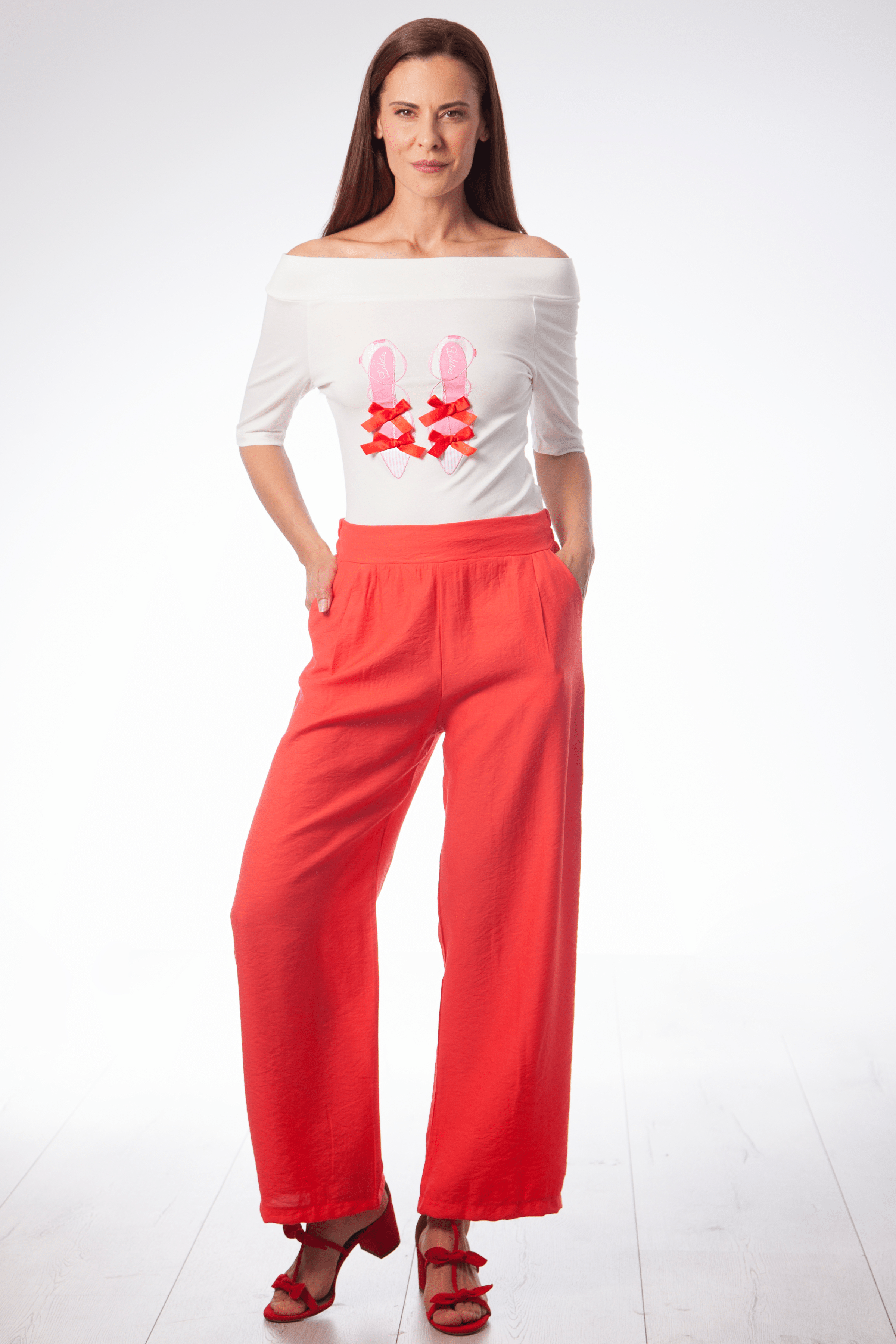 Pantalon coral recto Lolitas&L - lolitasyl.com