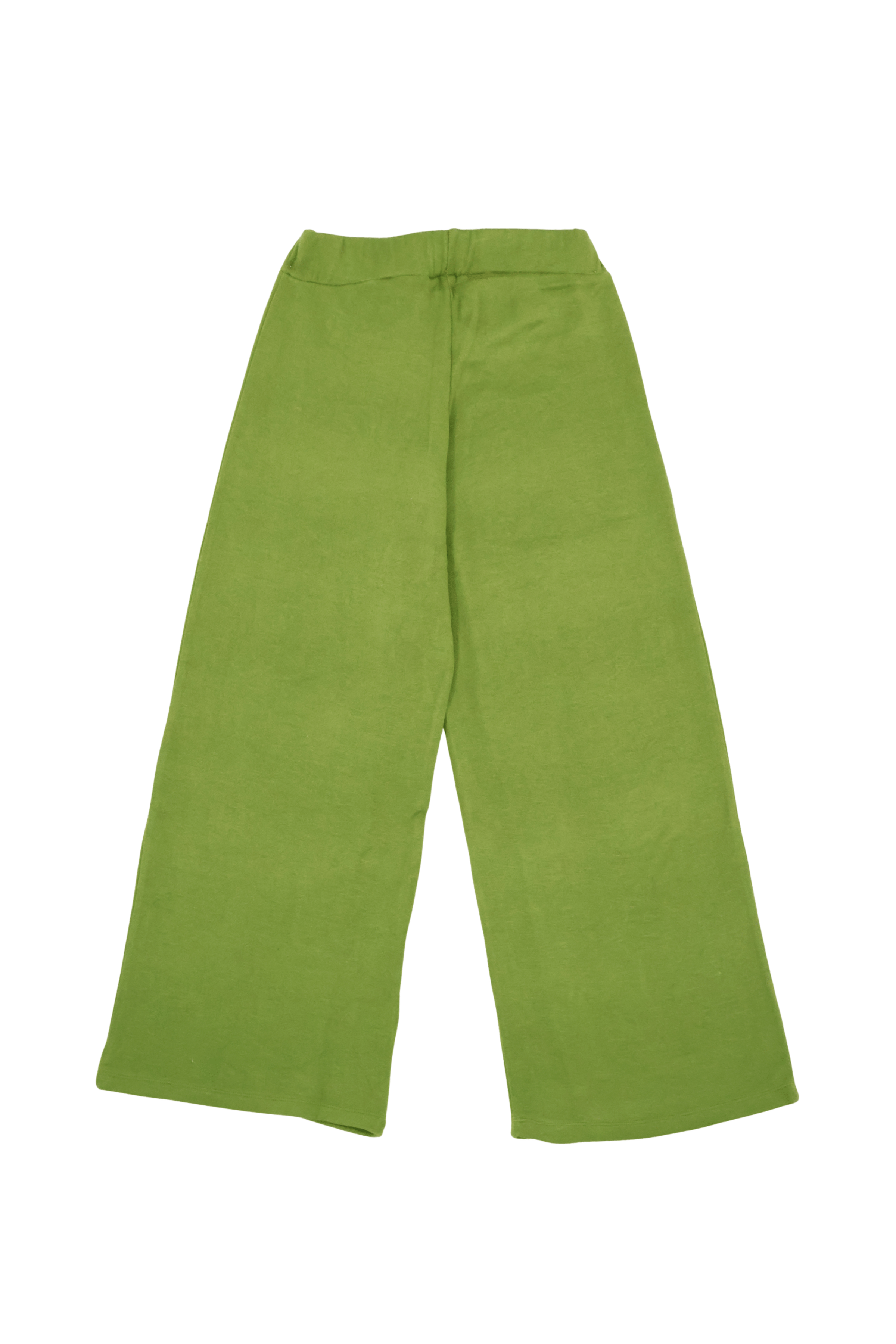 Pantalon de punto verde ancho con strass Lolitas&L - lolitasyl.com