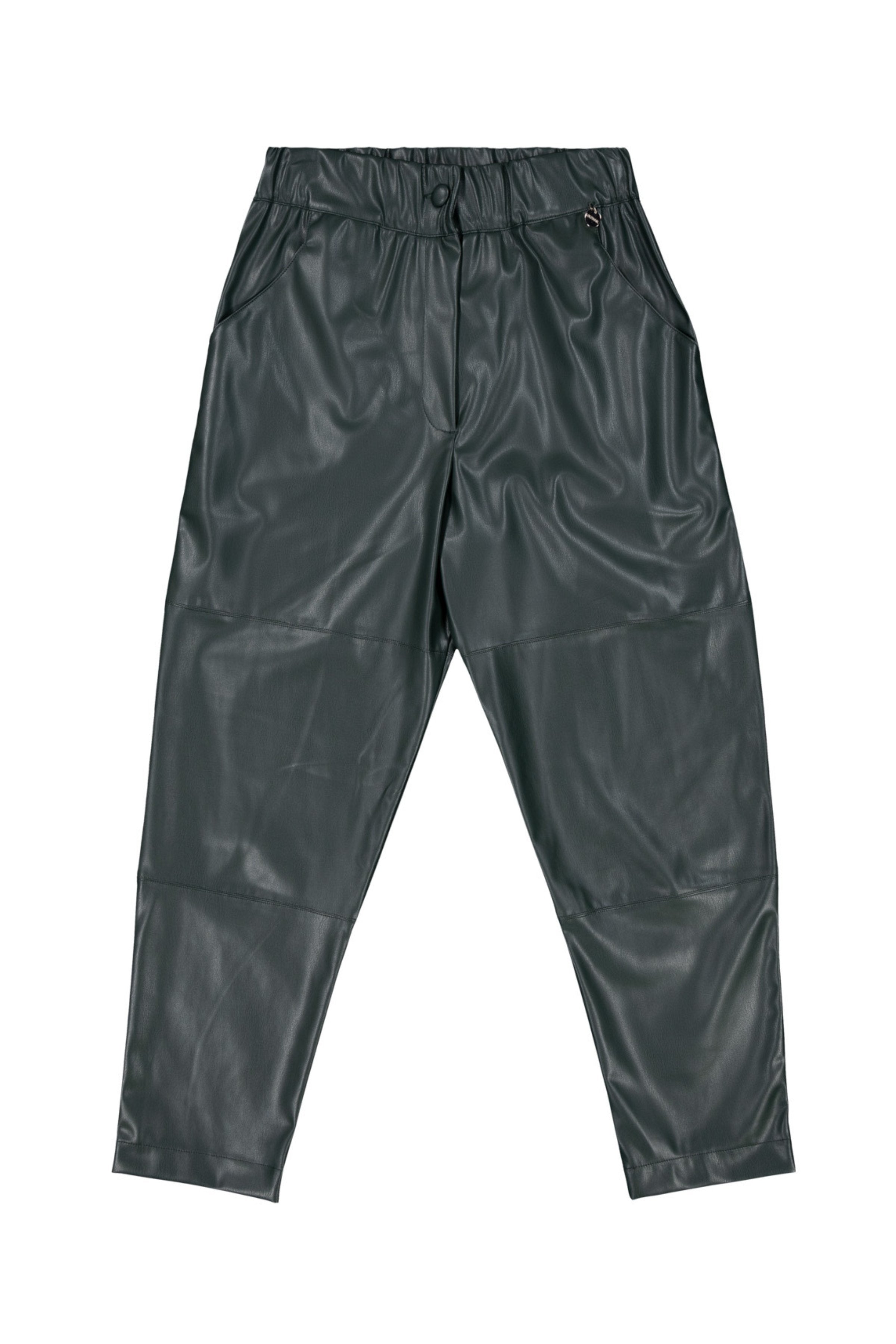 Pantalon polipiel verde billar tobillero Lolitas&L - lolitasyl.com