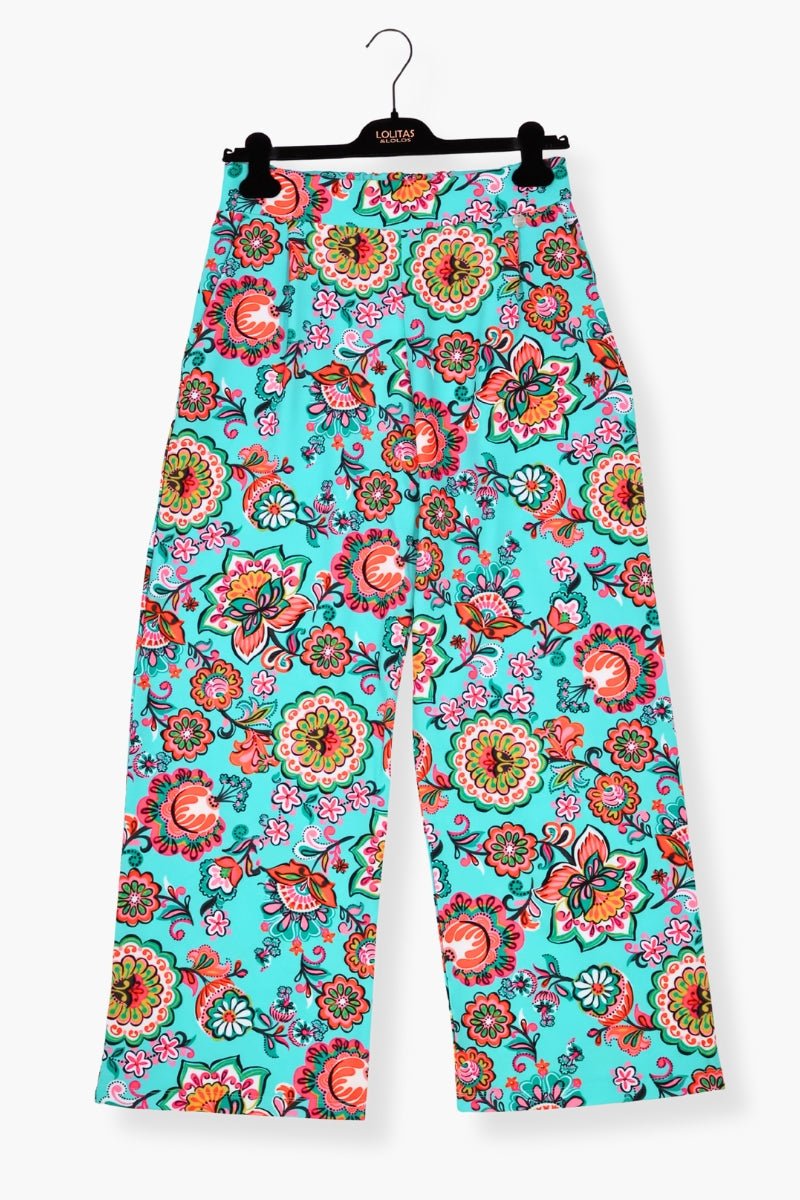 Pantalon Preloved estamapado water colour talle alto Lolitas&L - lolitasyl.com