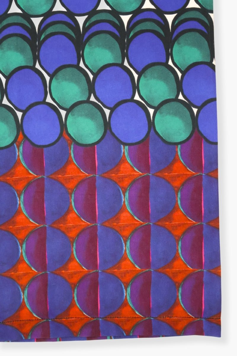 Pantalon Preloved largo estampado geometrico Lolitas&L - lolitasyl.com