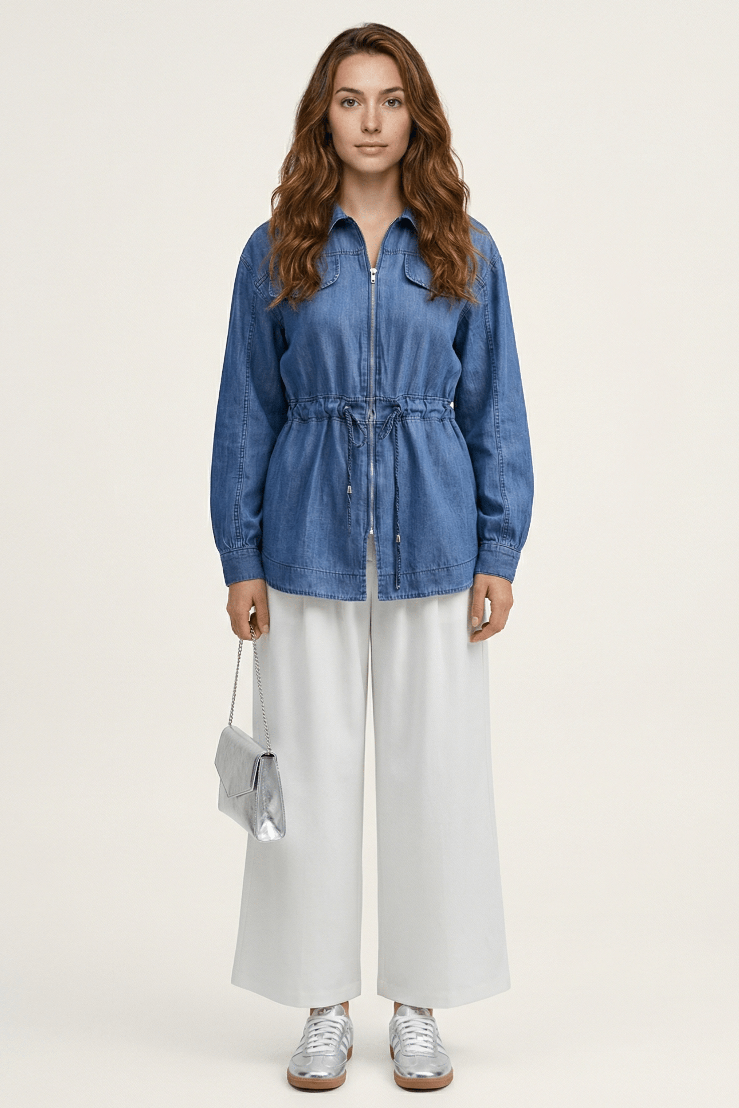 Sobrecamisa vaquera con cremallera Lolitas&L - lolitasyl.com