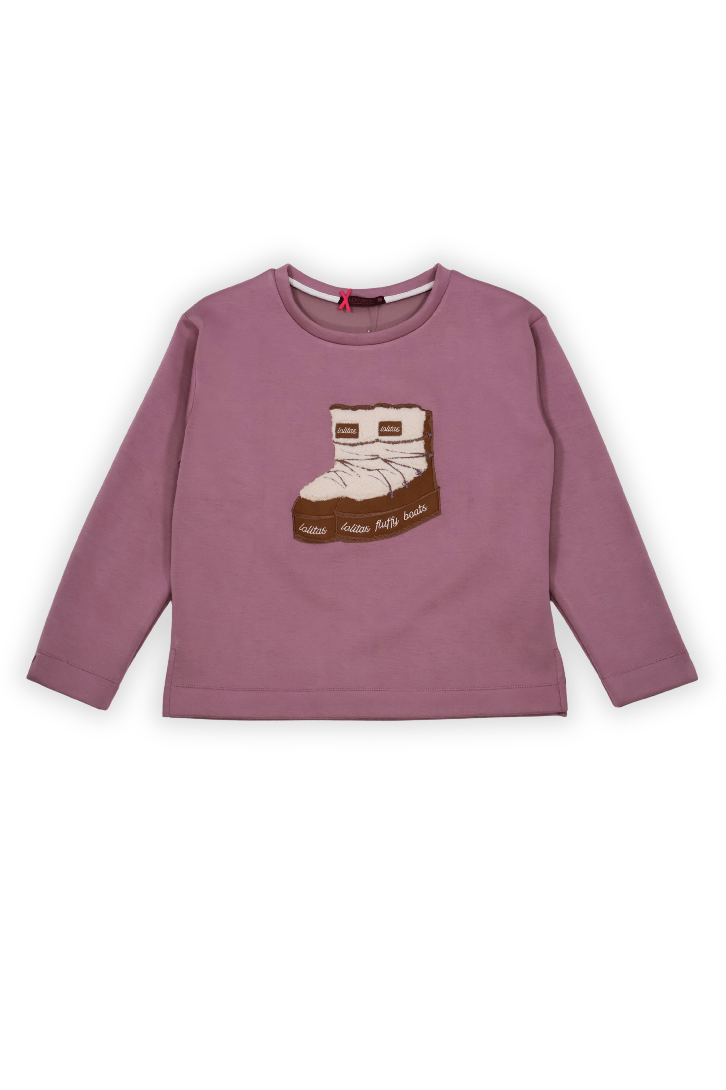 Sudadera rosa bordado botas de nieve Lolitas&L - lolitasyl.com