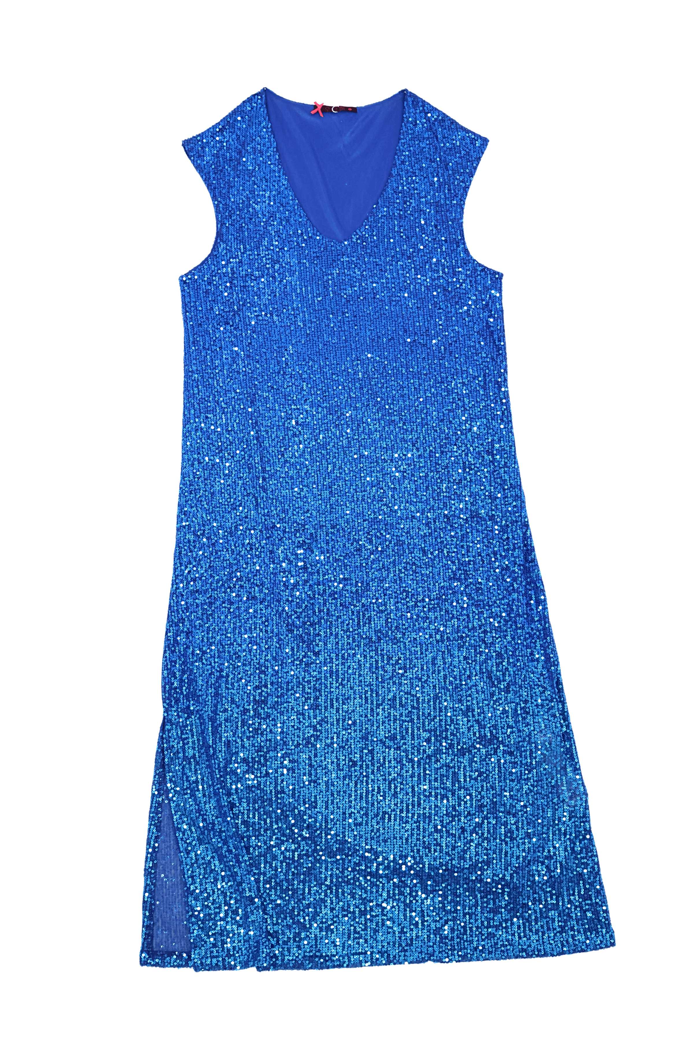 Vestido azul royal largo lentejuelas LolitasyL - lolitasyl.com