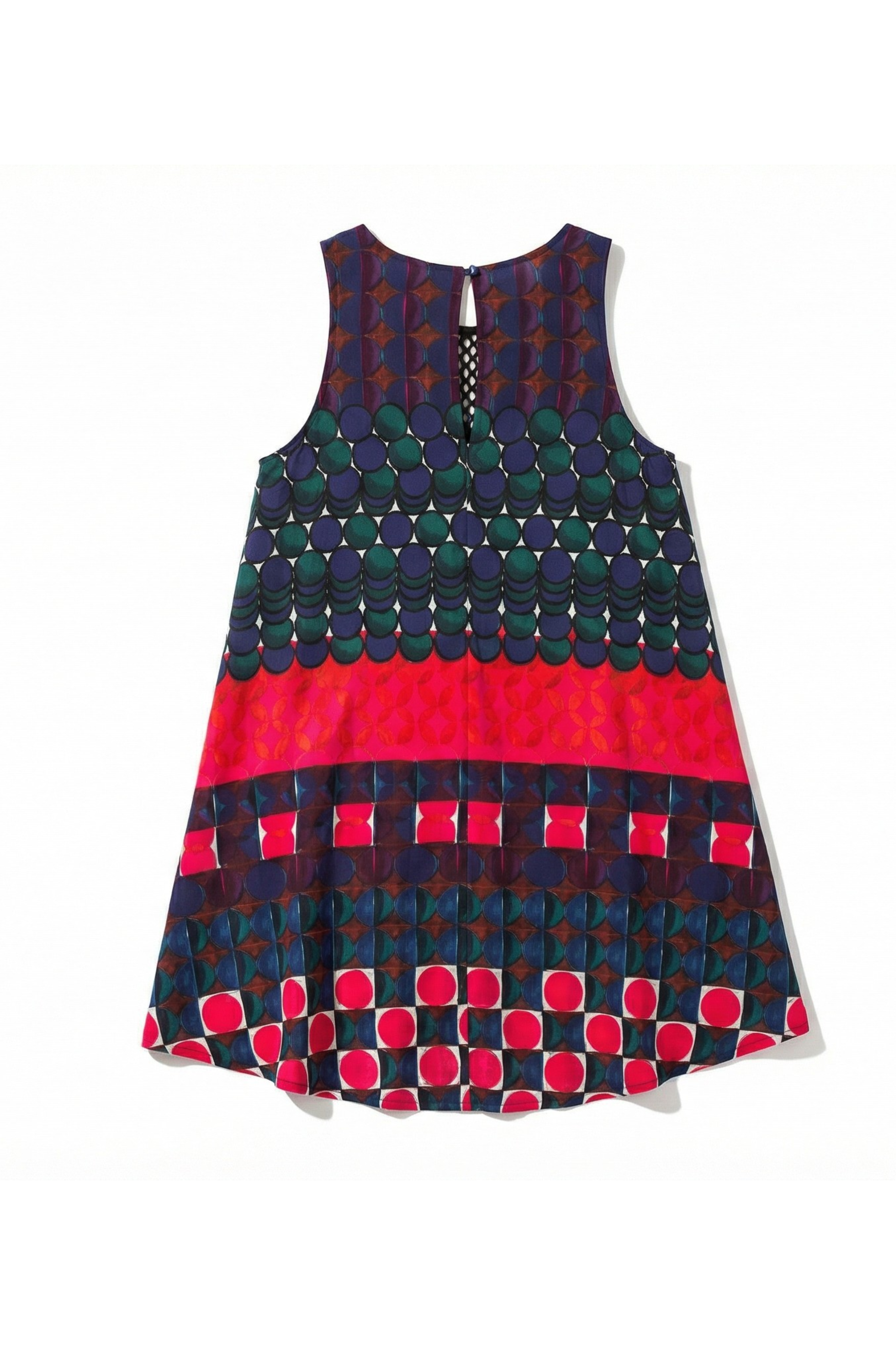 Vestido corto estampado Geometrico escote red LolitasyL