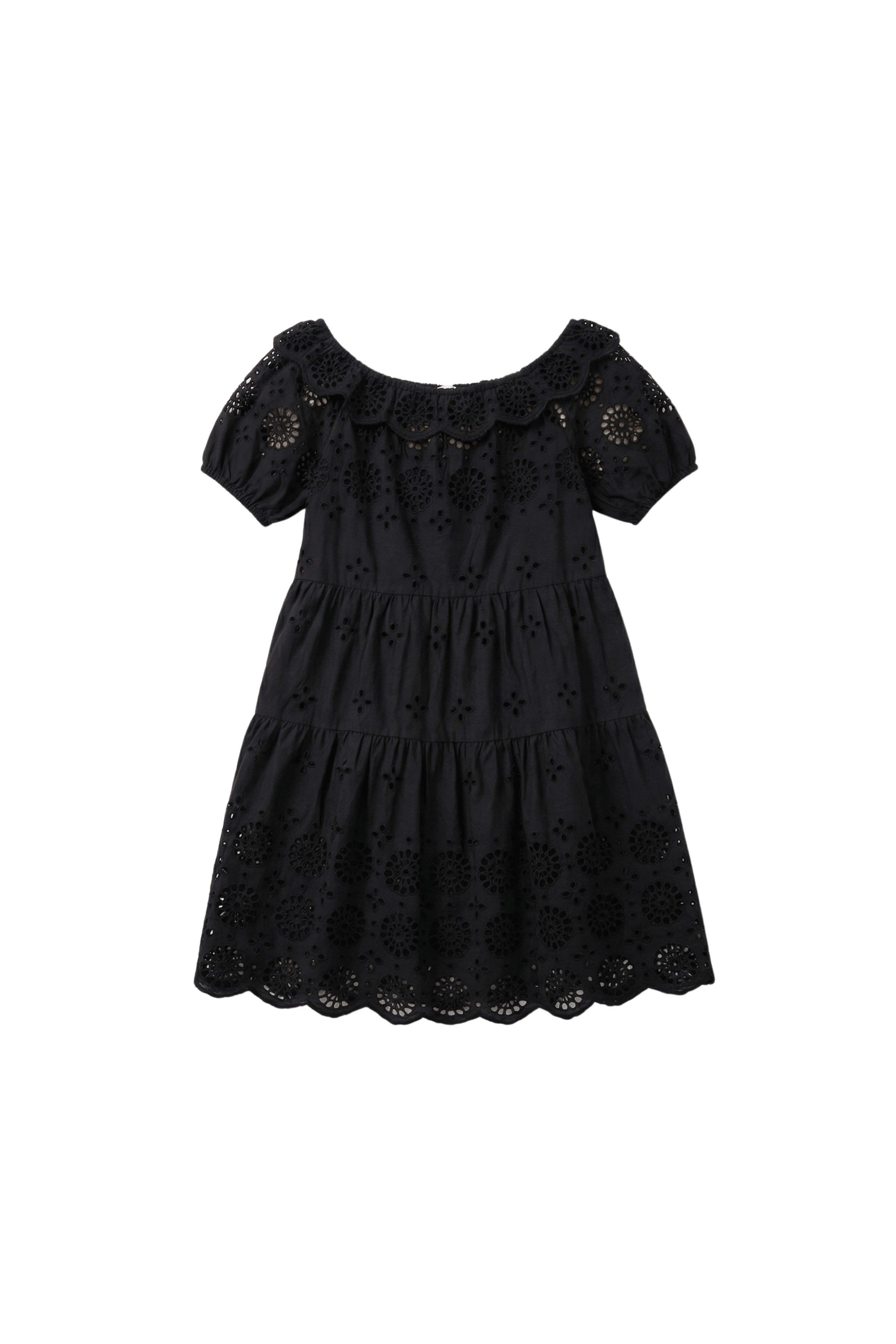 Vestido negro grogre corto escote palabra de honor Lolitas&L - lolitasyl.com