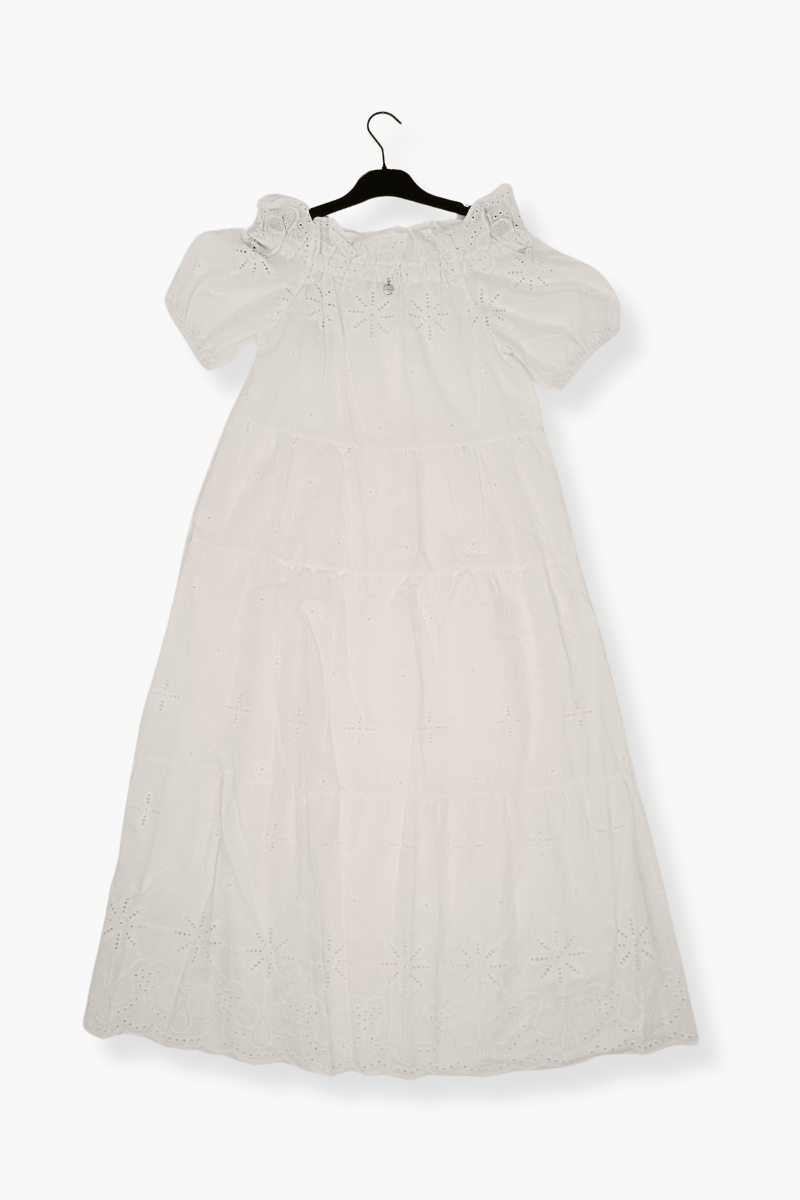 Vestido Preloved blanco bordado ingles Lolitas&L - lolitasyl.com