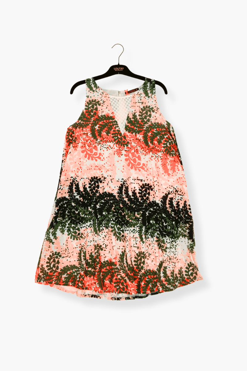 Vestido Preloved corto estampado floral rejilla Lolitas&L - lolitasyl.com